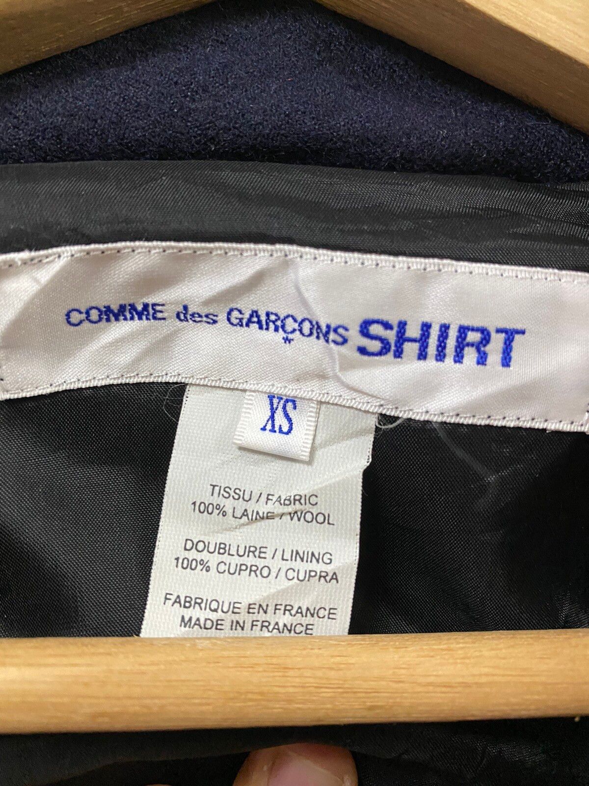 Comme Des Garçons Shirt Wool LongJacket Double Breasted - 18