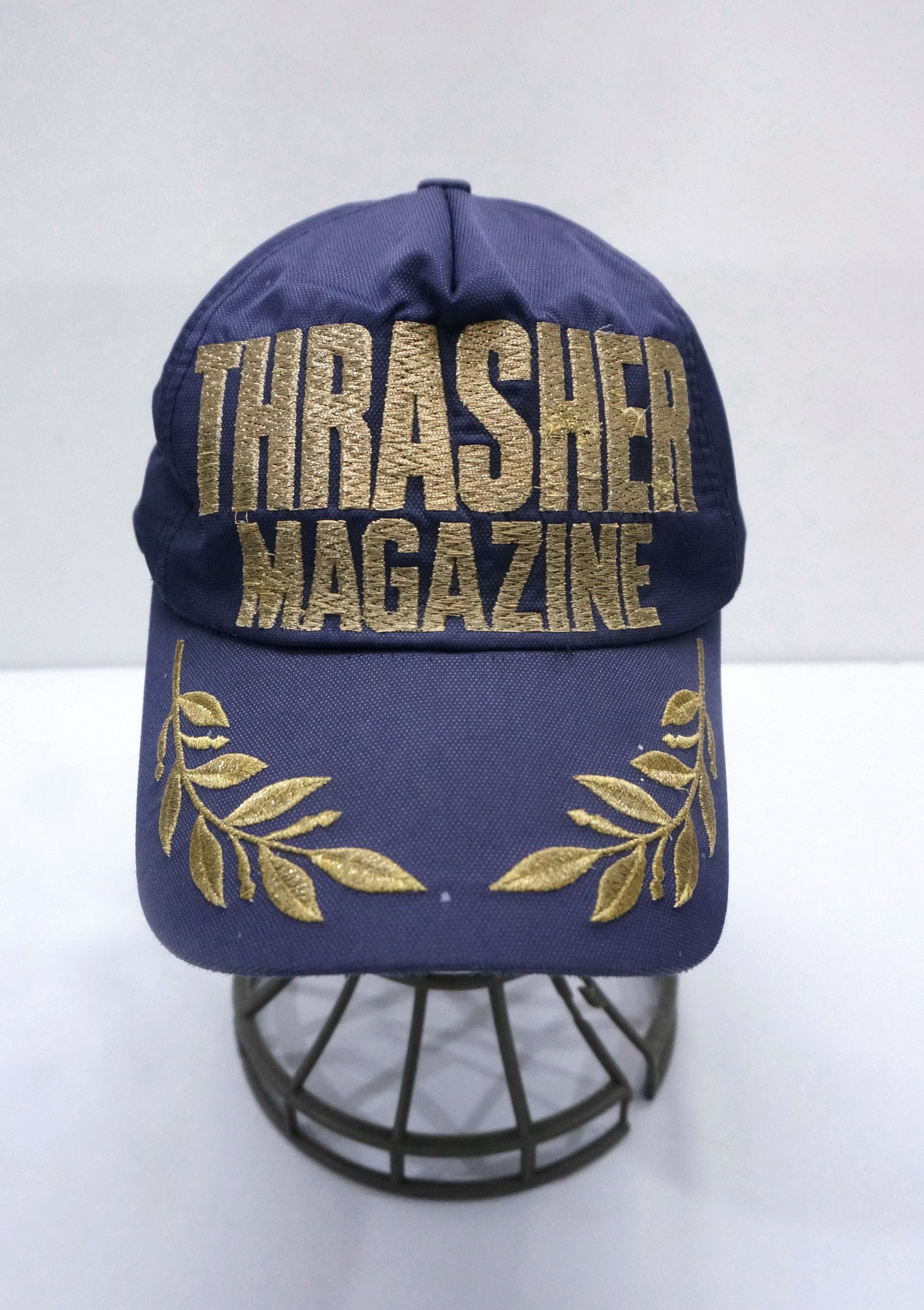 Rare Thrasher Magazine Gold Embroidery Cap - 1