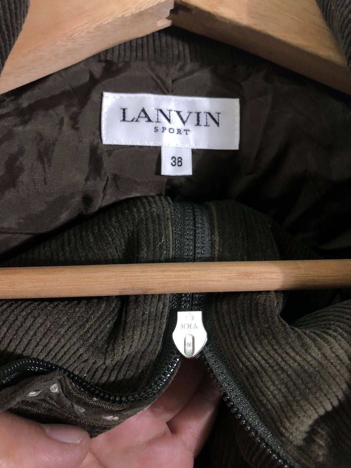 Vintage Lanvin Sport Corduroy Vest Jacket - 4