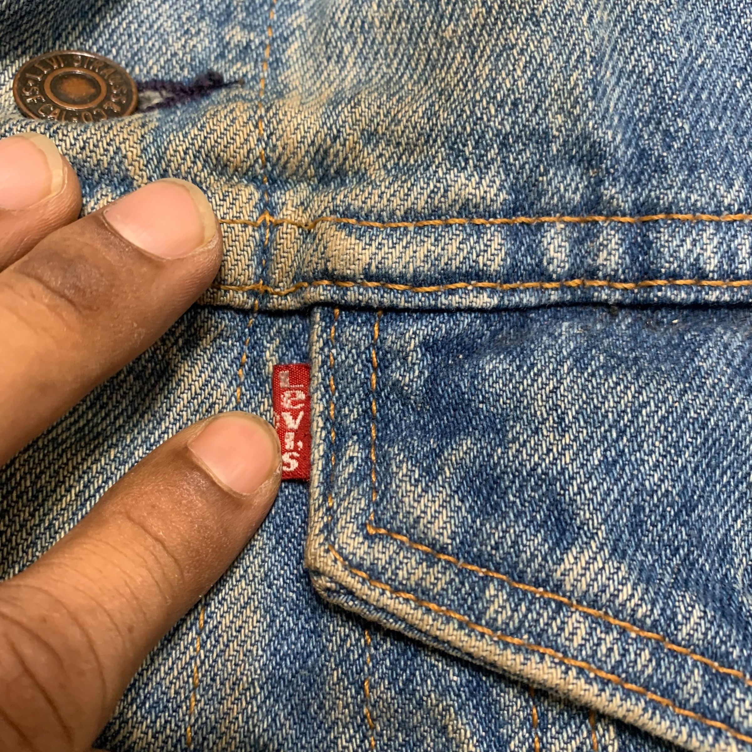 Vintage 90s Levis 70506 Denim Jacket - 6