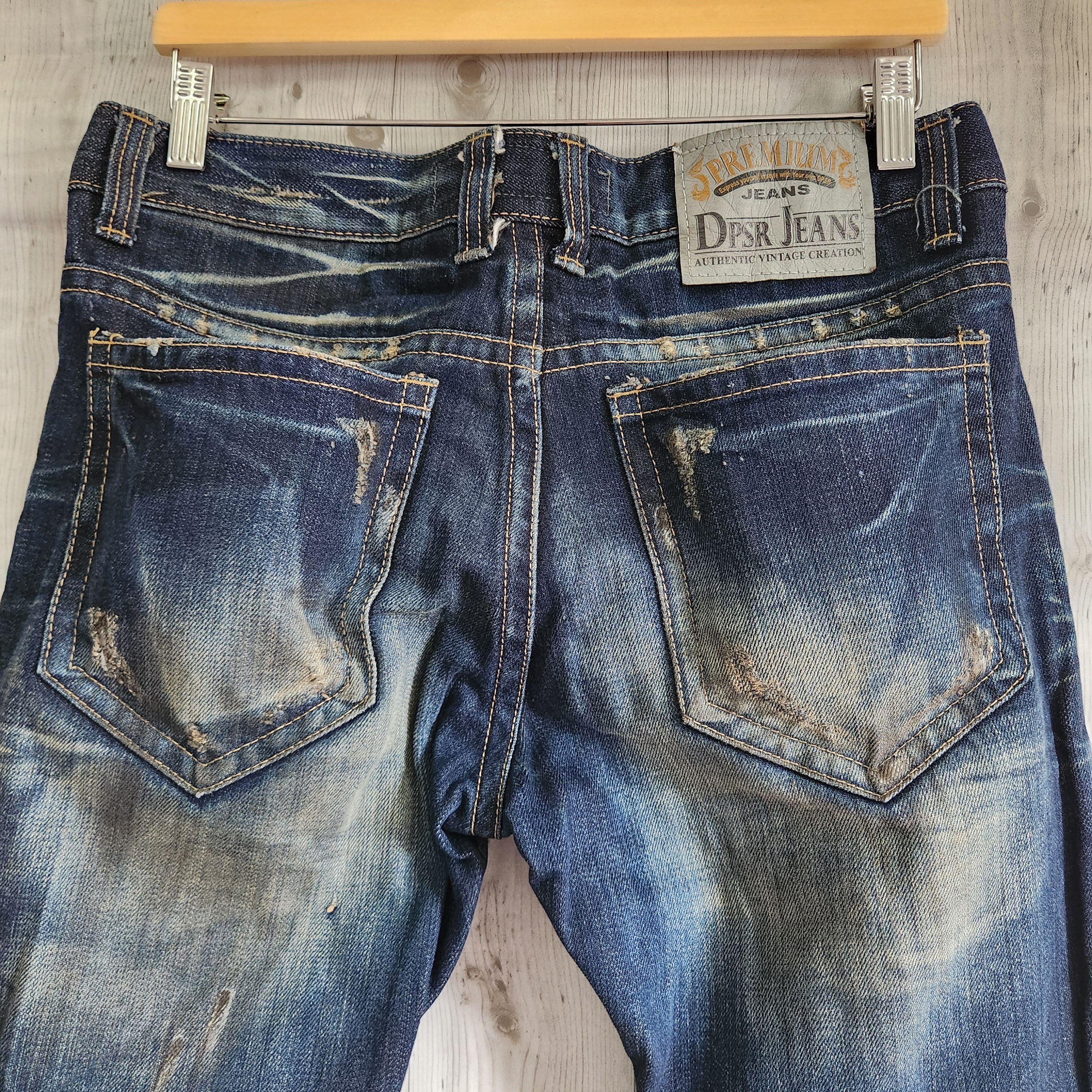 Japanese Brand - Japan Acid Wash DPSR Flare Jeans Distressed Denim - 13