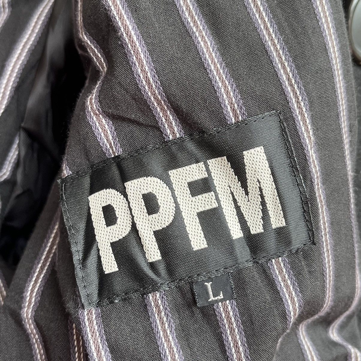 PPFM Double Breasted Coat Buttons With Hoodie - 12