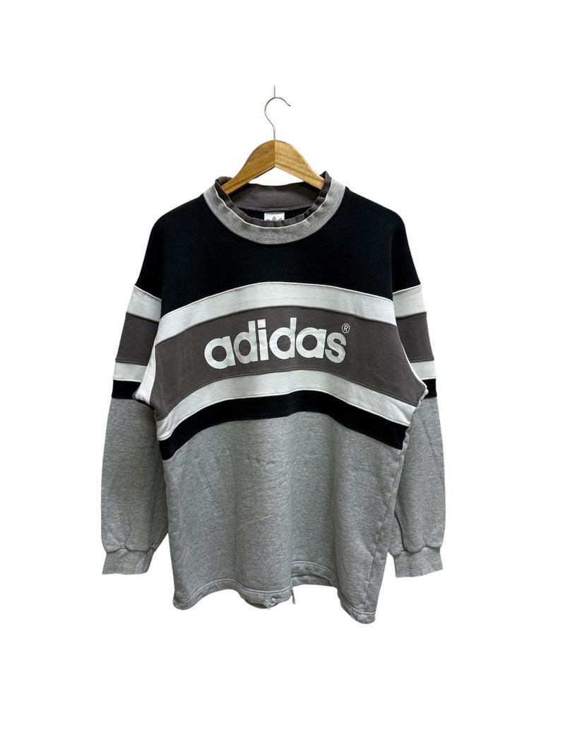 Adidas Spellout Biglogo Double Collar Sweatshirt - 1