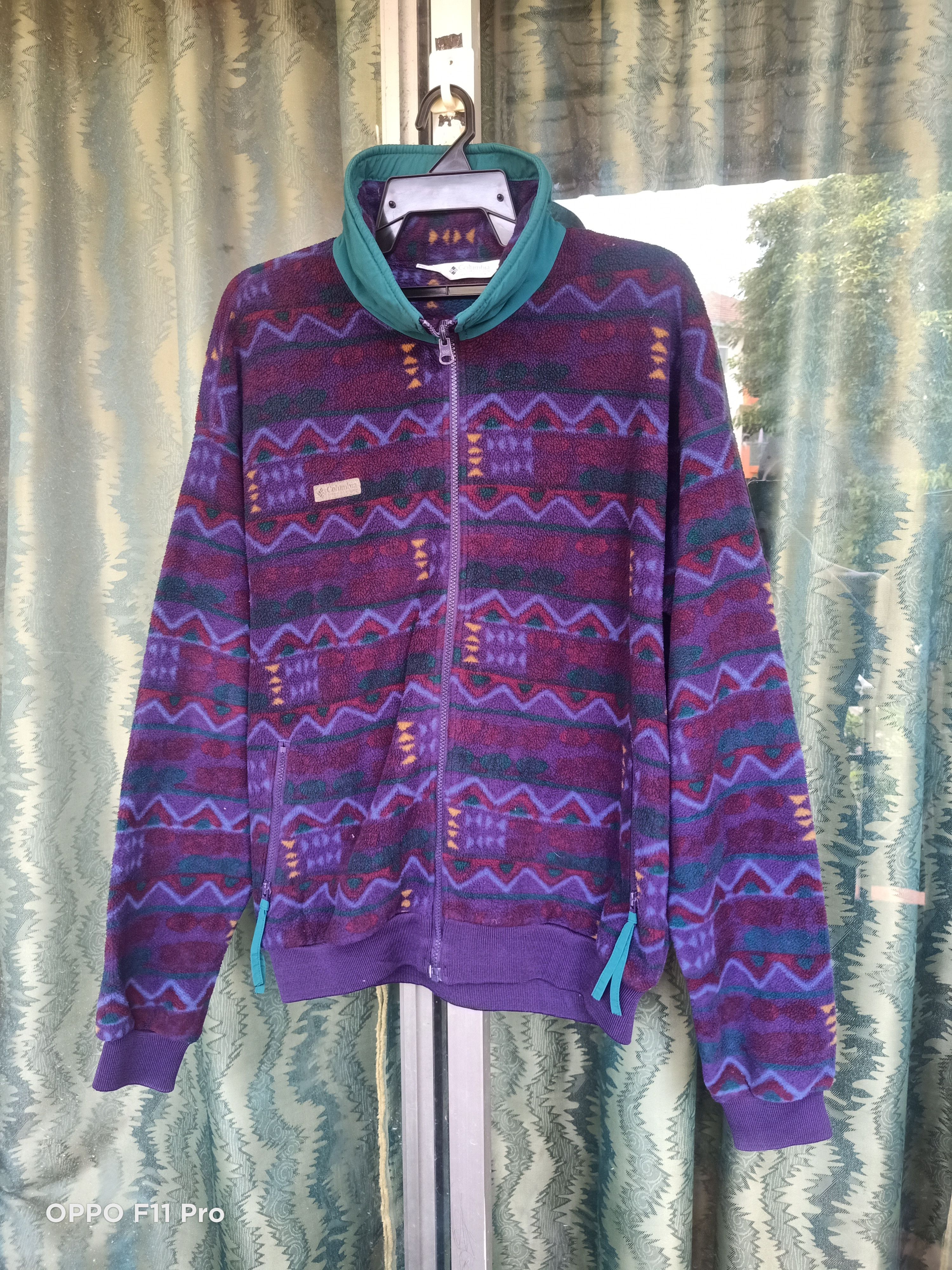 Iconic Vintage Columbia Funky navajo Fleece - 1