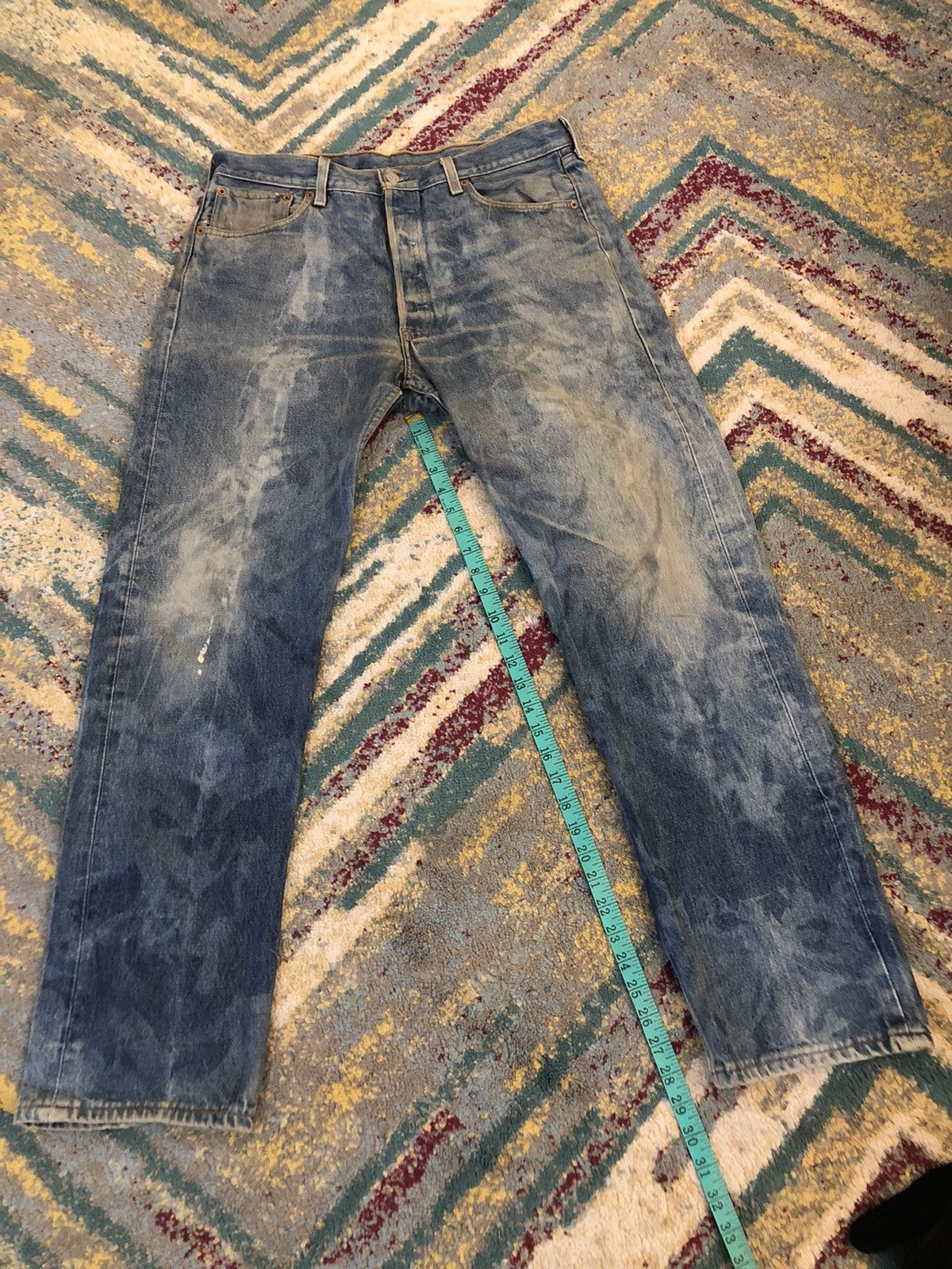 Levis 501xx Jeans Vintage Acid wash 1998 - 7