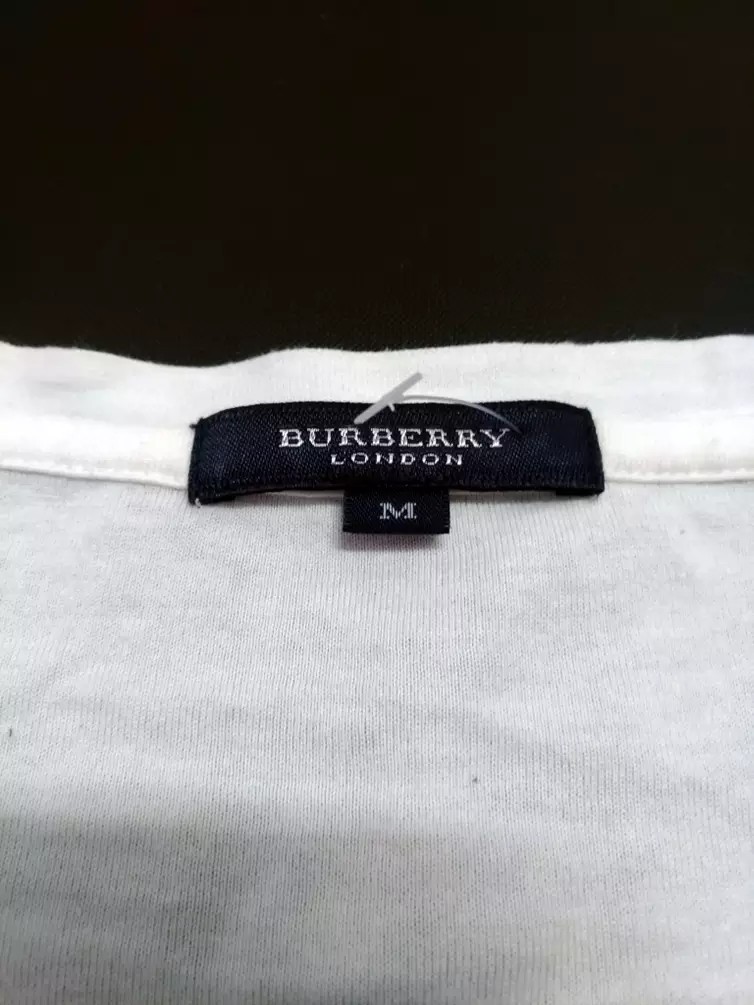 RARE! BURBERRY LONDON MADE IN JAPAN STRIPED V-NECK - 5