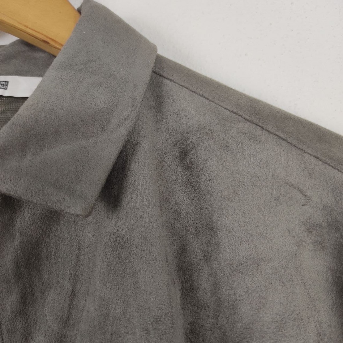 Japanese Brand - Carine Roitfeld Fashion Zipper Suede Shirt - 6