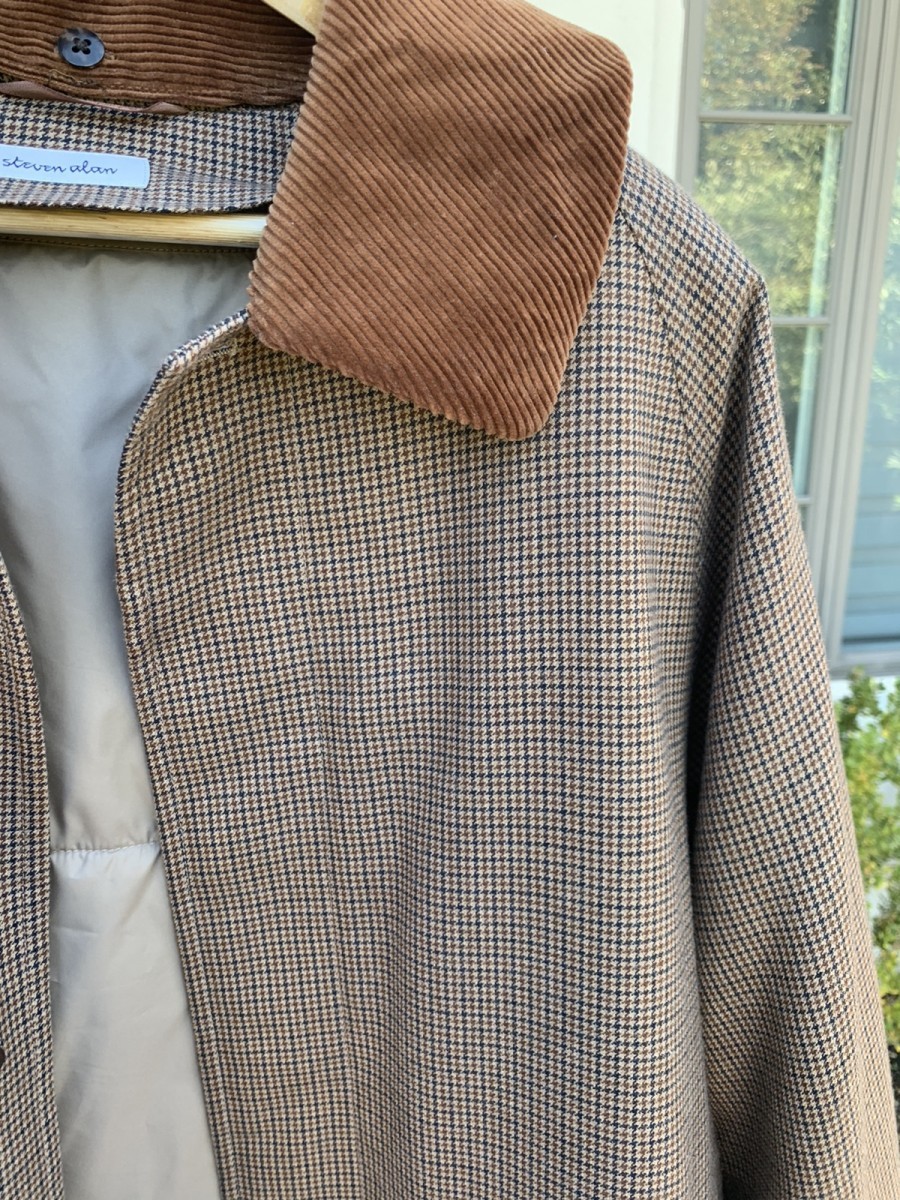 Steven Alan - bal collar plaid coat size L steven alan japan - 12