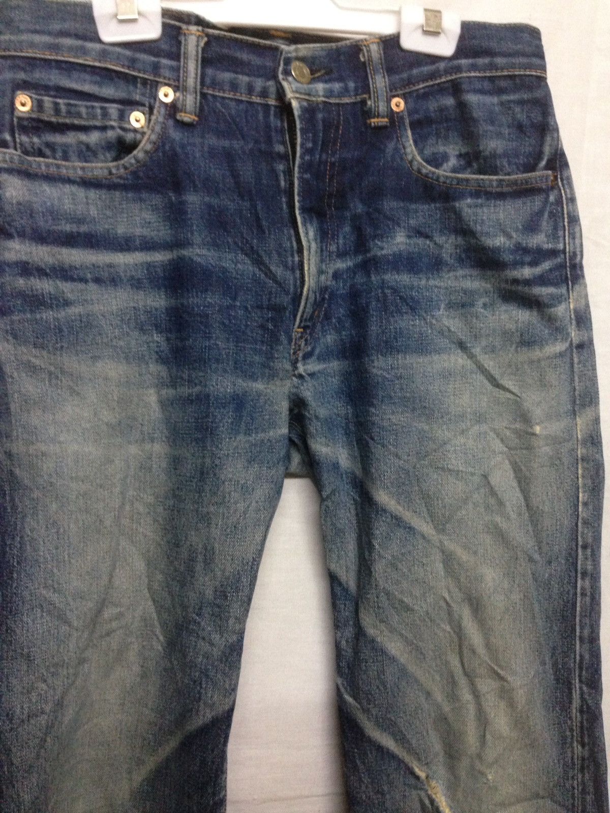 Blue Blue Pure Indigo Ripped Denim By Hollywood Ranch - 4