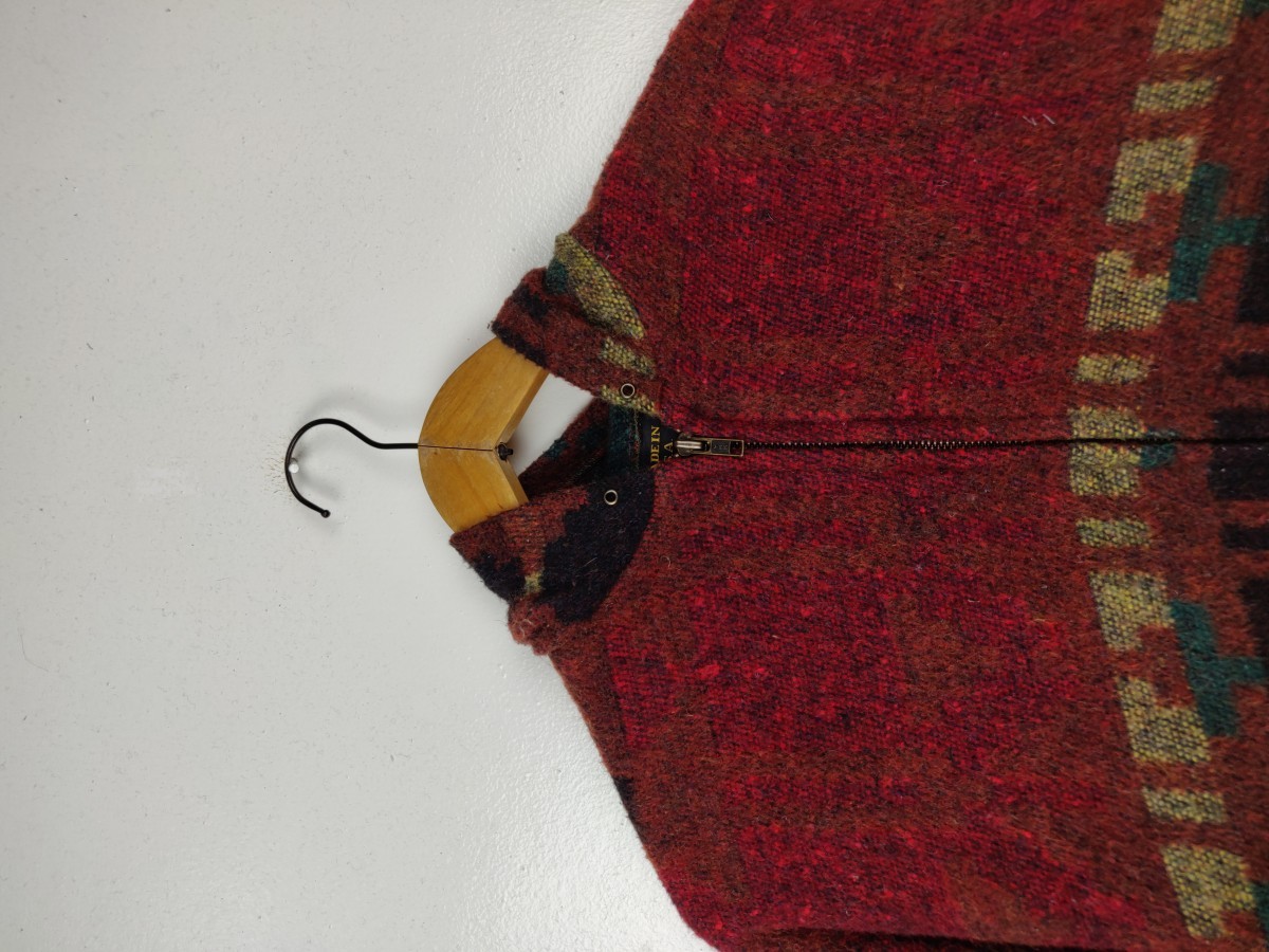 Made In Usa - Vtg Made in USA Art Hoodie Sweater Jacket Out - 2