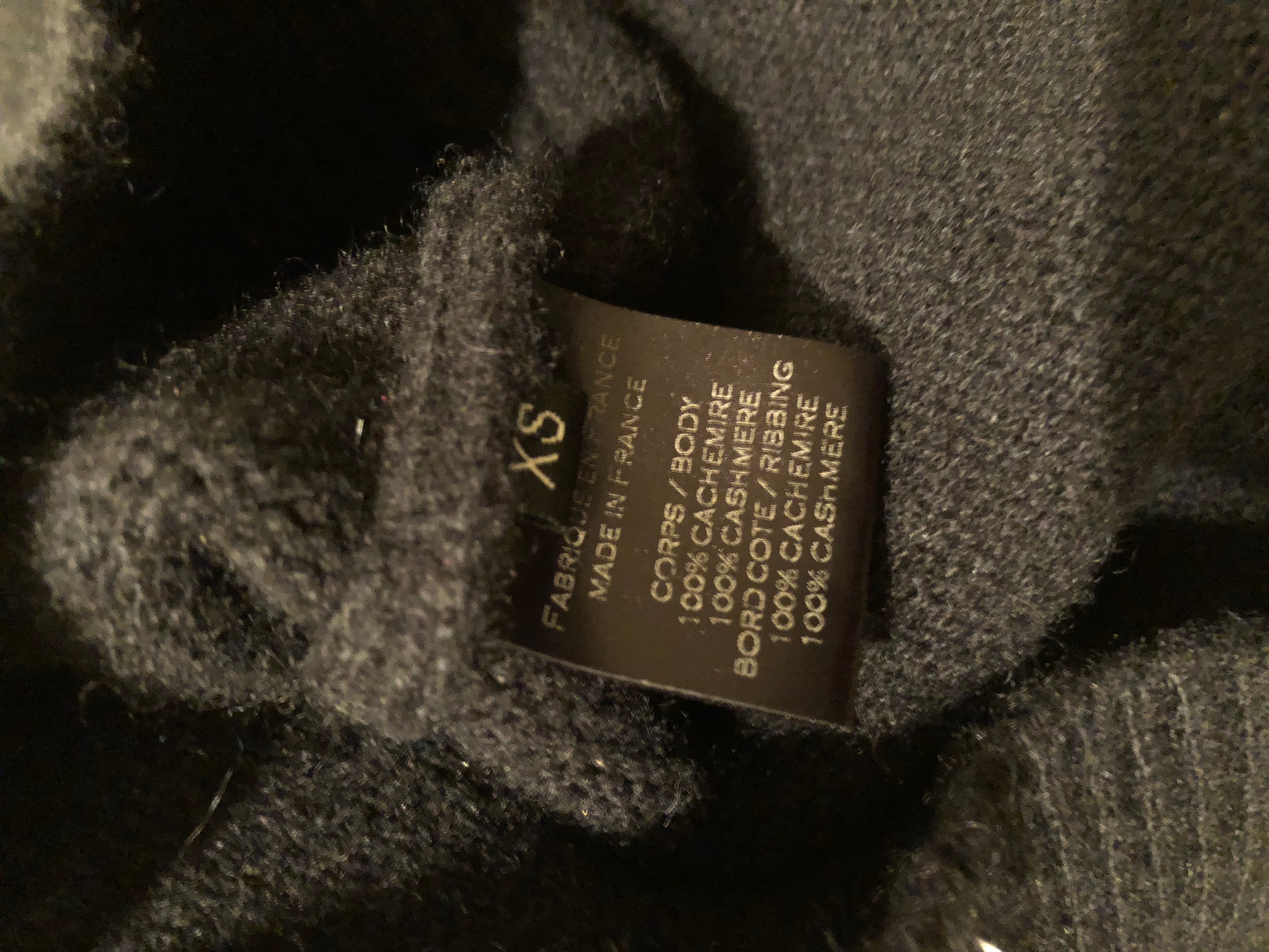 Black Cashmere Sweater - 4