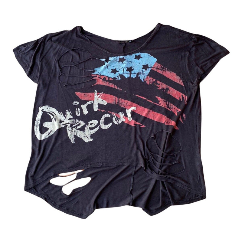 PUNK SICK🔥QUIRK RECUR DISTRESSED SEDITIONARIES TEE PUNK - 1