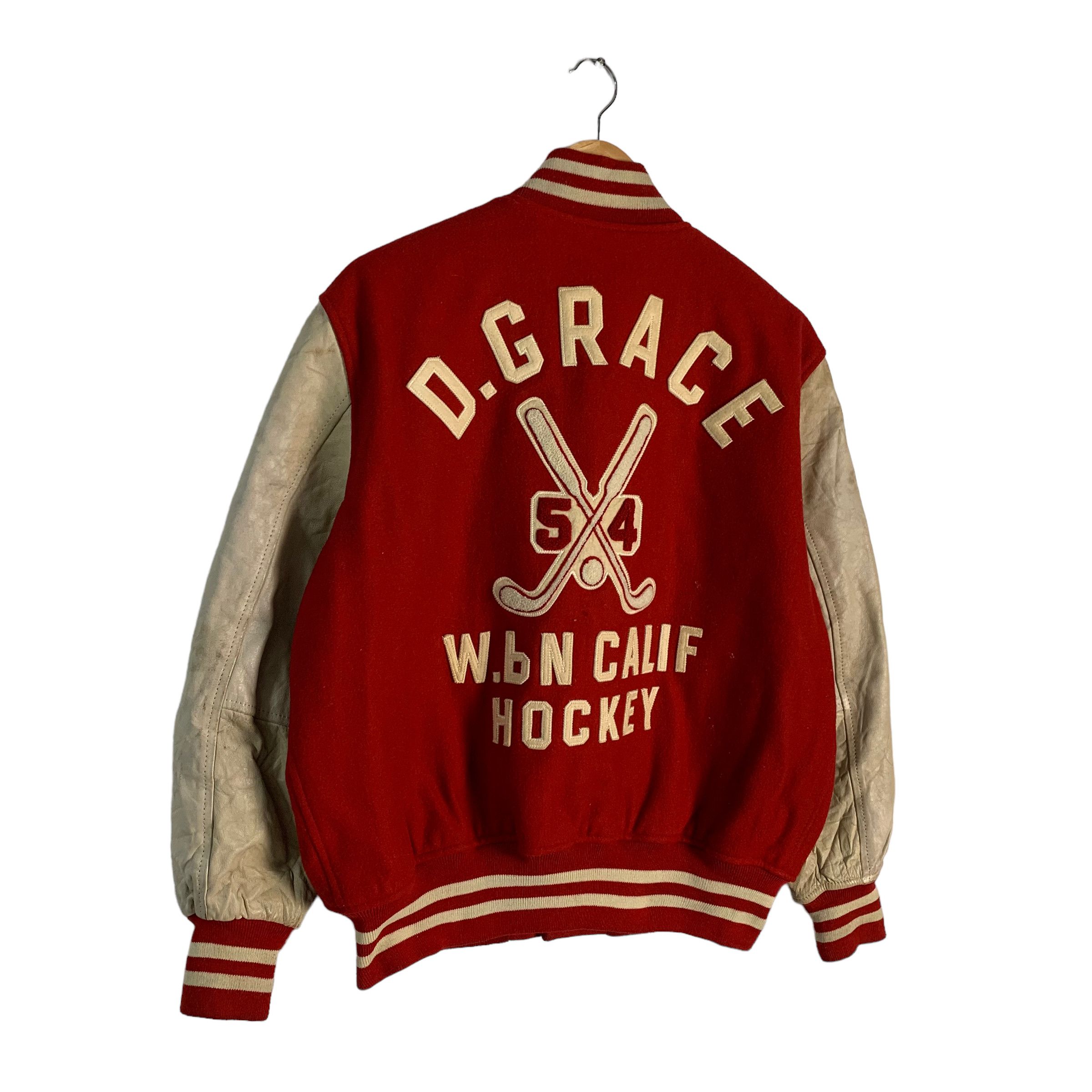 Japanese Brand - D. Grace Calif Hockey Varsity Jacket - 2