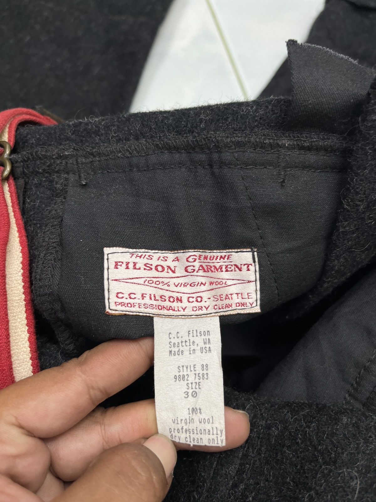 🔥🔥🔥STEALS FILSON MACKINAW BIBS STYLE 88 OVERALLS - 20