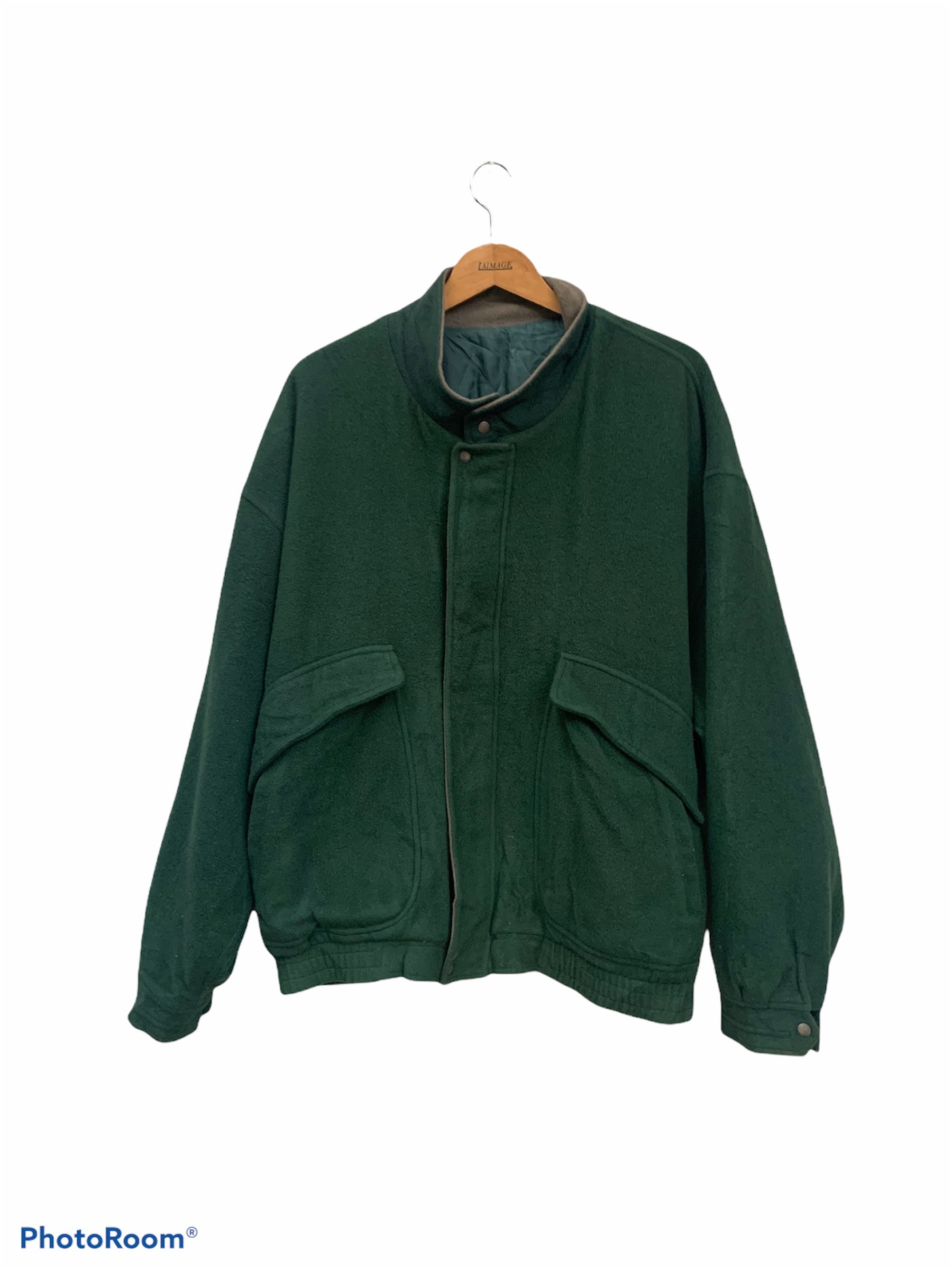 Vintage - Vintage Skoal Bandit Wool Bomber Jacket - 1