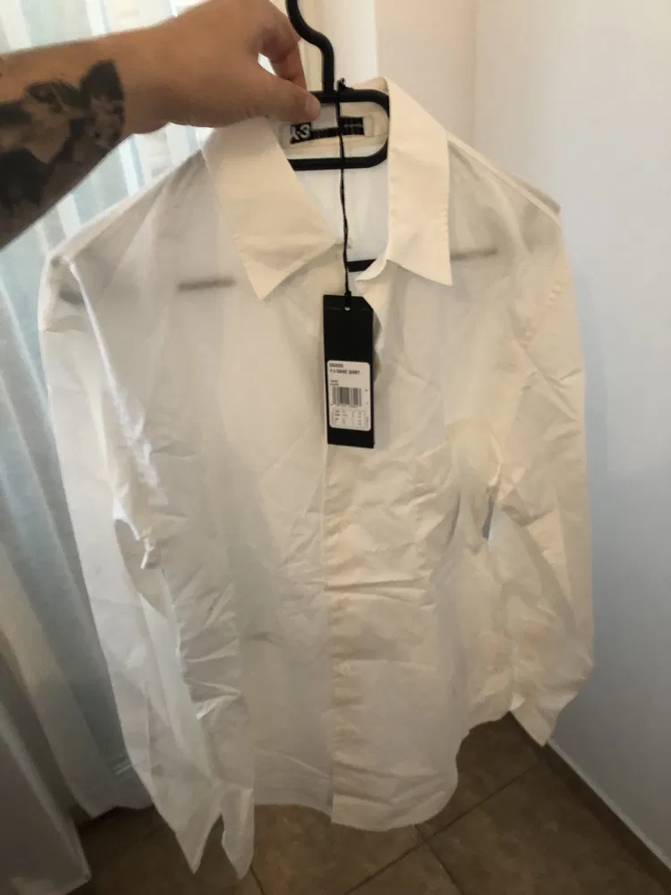RARE Yohji Yamamoto Y-3 Adidas LOVE Shirt button up White - 3