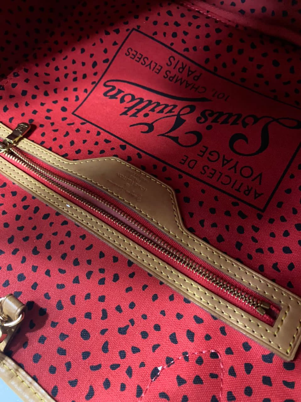 Authentic LOUIS VUITTON X YAYOI KASUMA Neverfull - 13