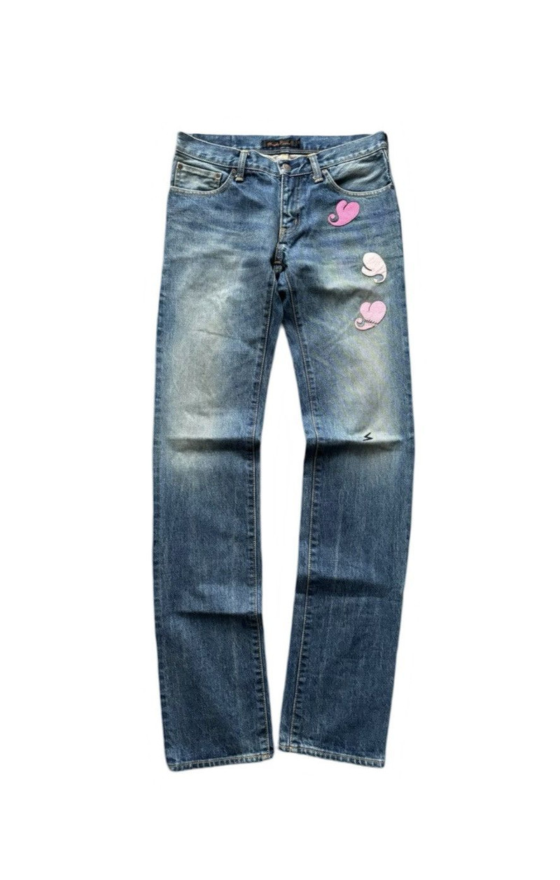 UNDERCOVER 05ss heart love jeans | c99 | REVERSIBLE