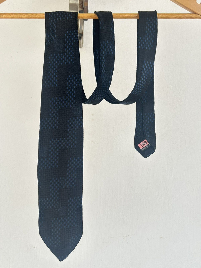 Gianni Versace Vintage Tie Blue - 1