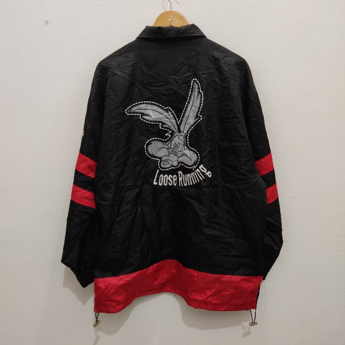 American Vintage - Vintage Loose Running Coyote Big Logo Cartoon Jacket - 2