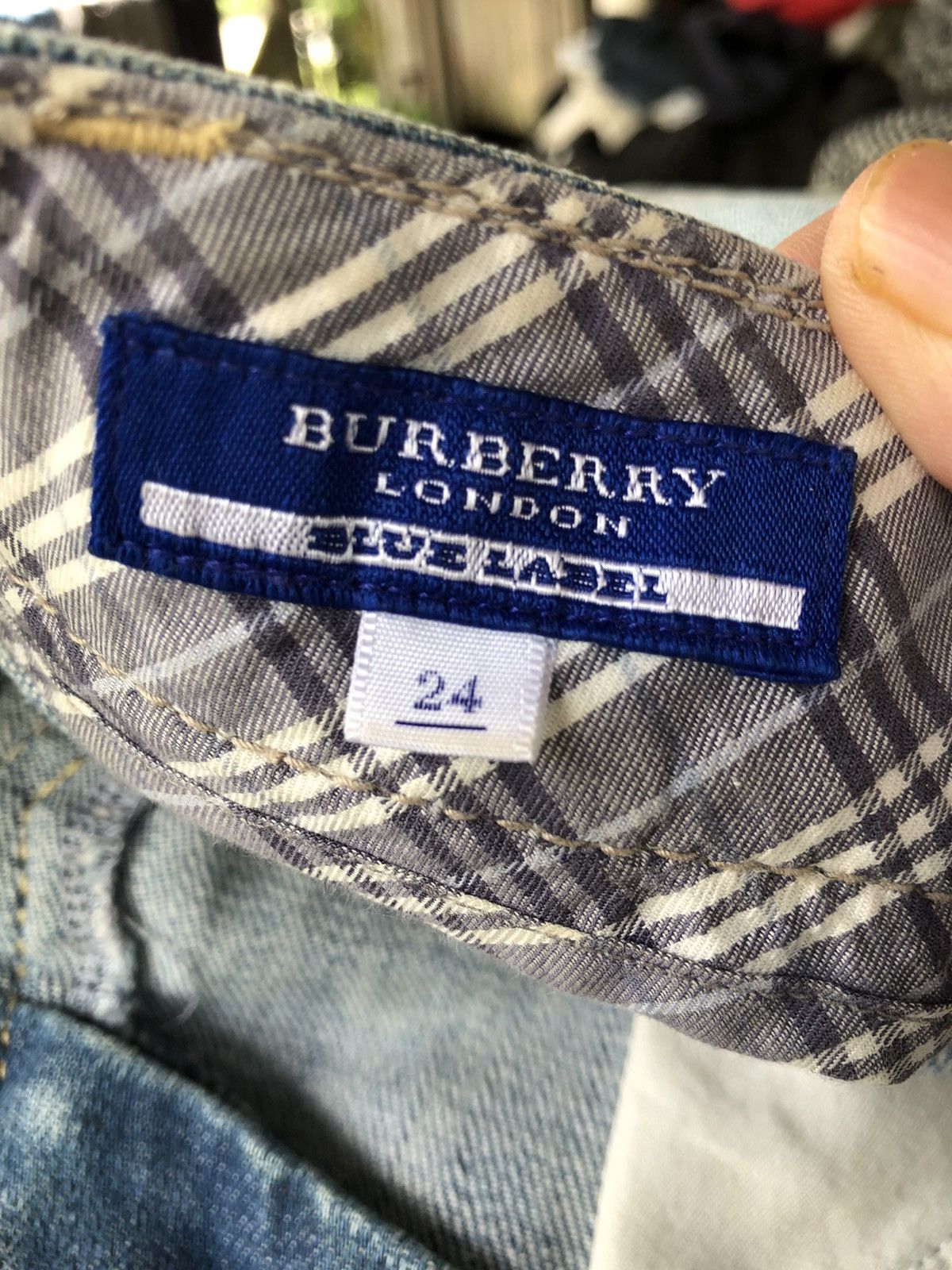 Burberry Denim Blue Label Skit Chain lanyard - 9