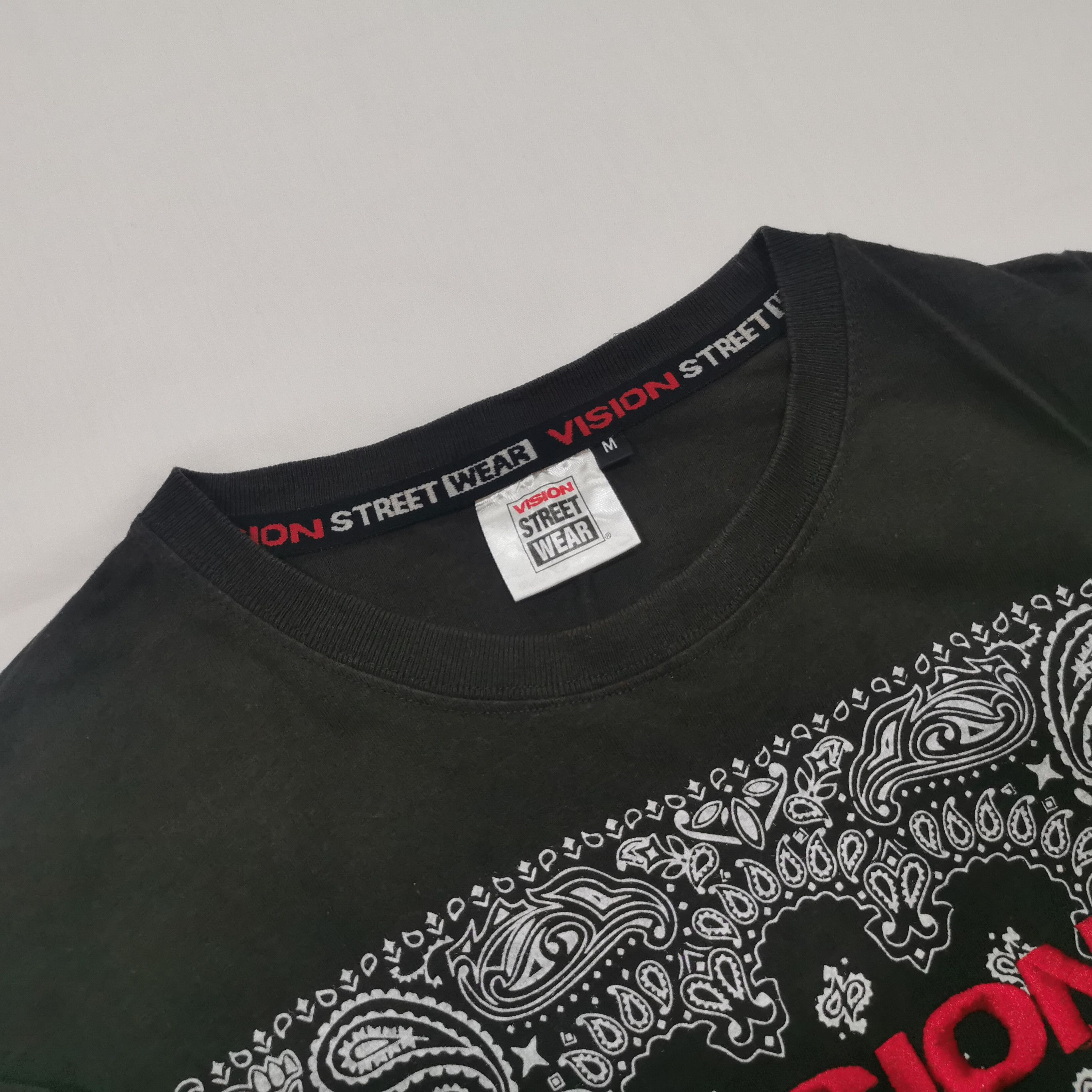 Vintage - Vision Street Wear Embroidery Spell Out Tshirt - 5