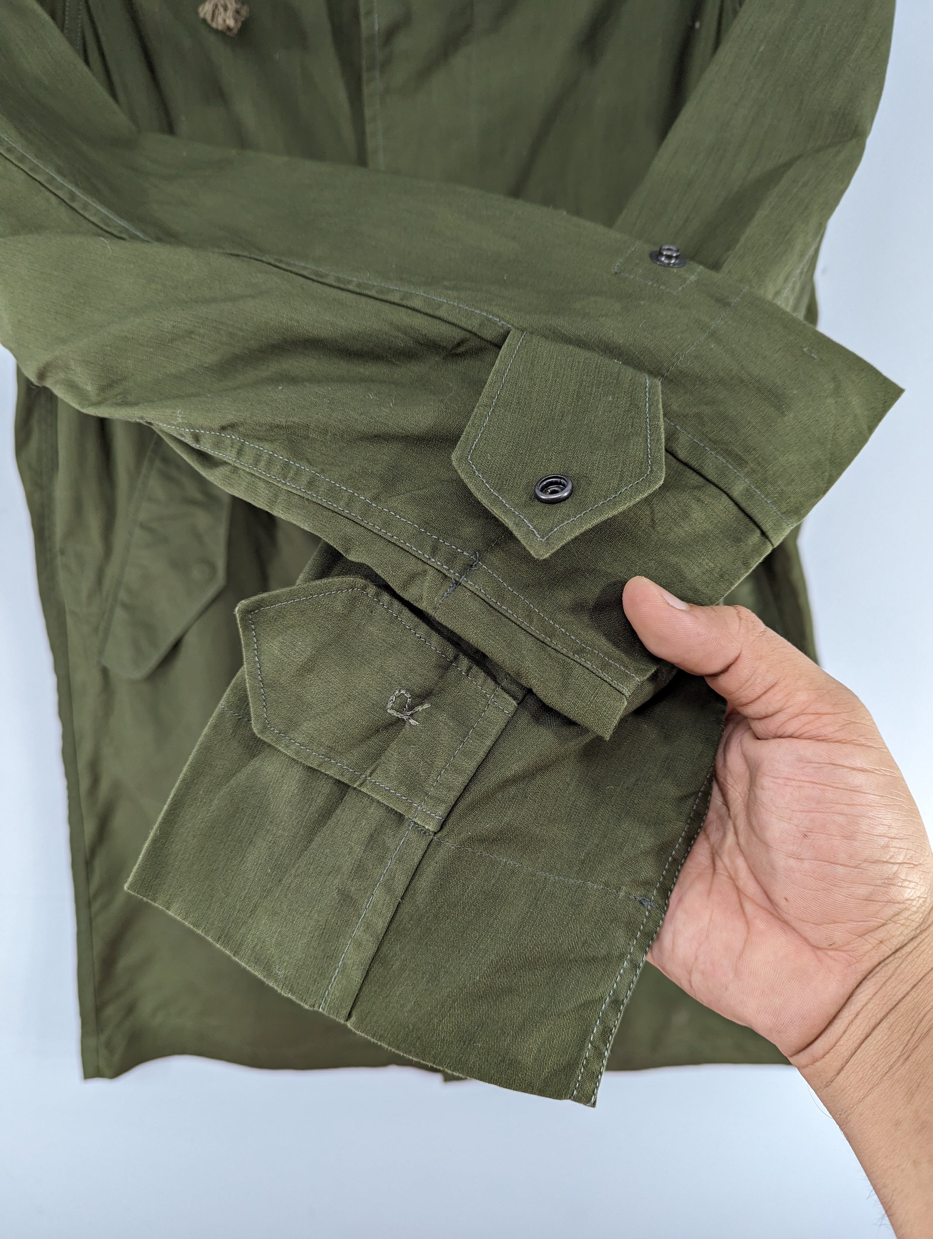 🔥RARE🔥45rpm Green Army Parka Hooded Jacket - 4