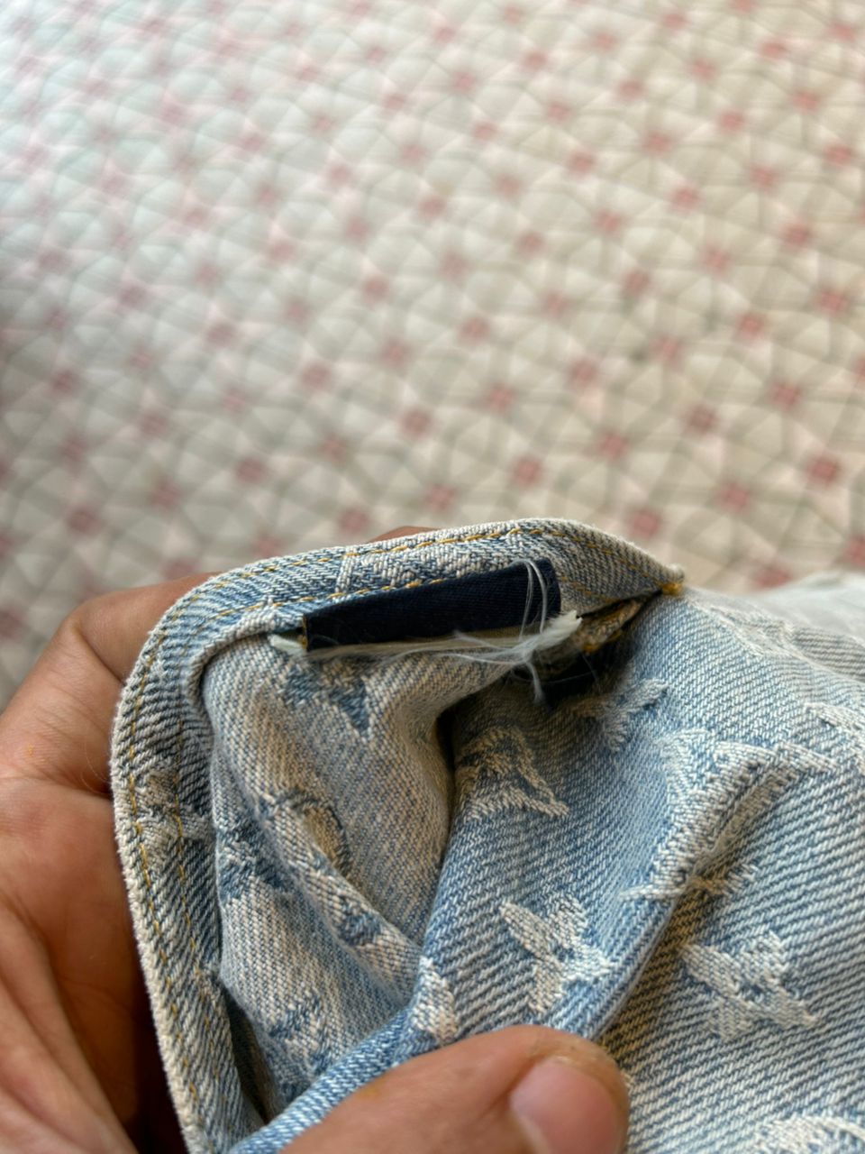 louis vuitton NBA monogram denim jacket - 8
