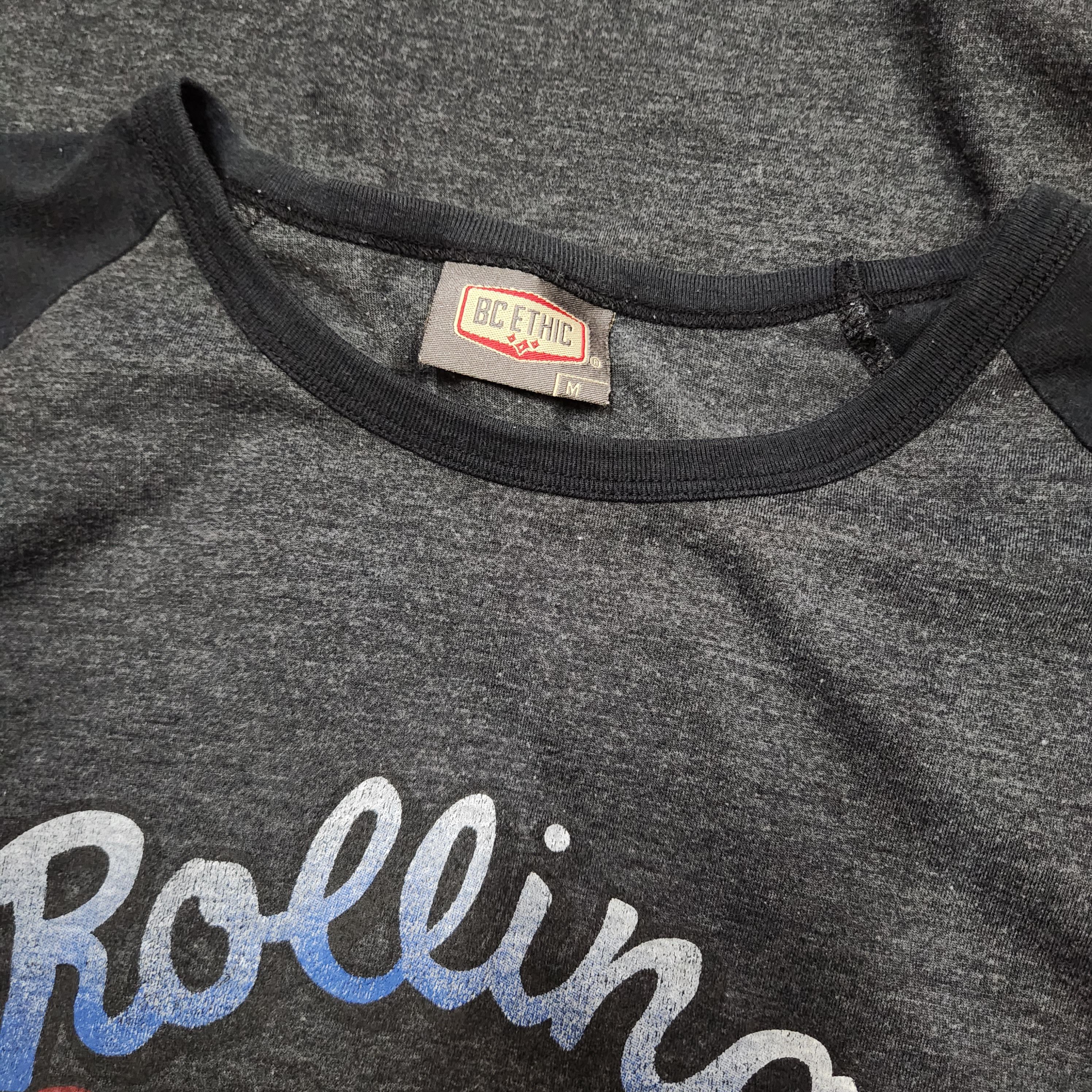 Vintage 2005 The Rolling Stones Boot Leg Raglan TShirt - 3