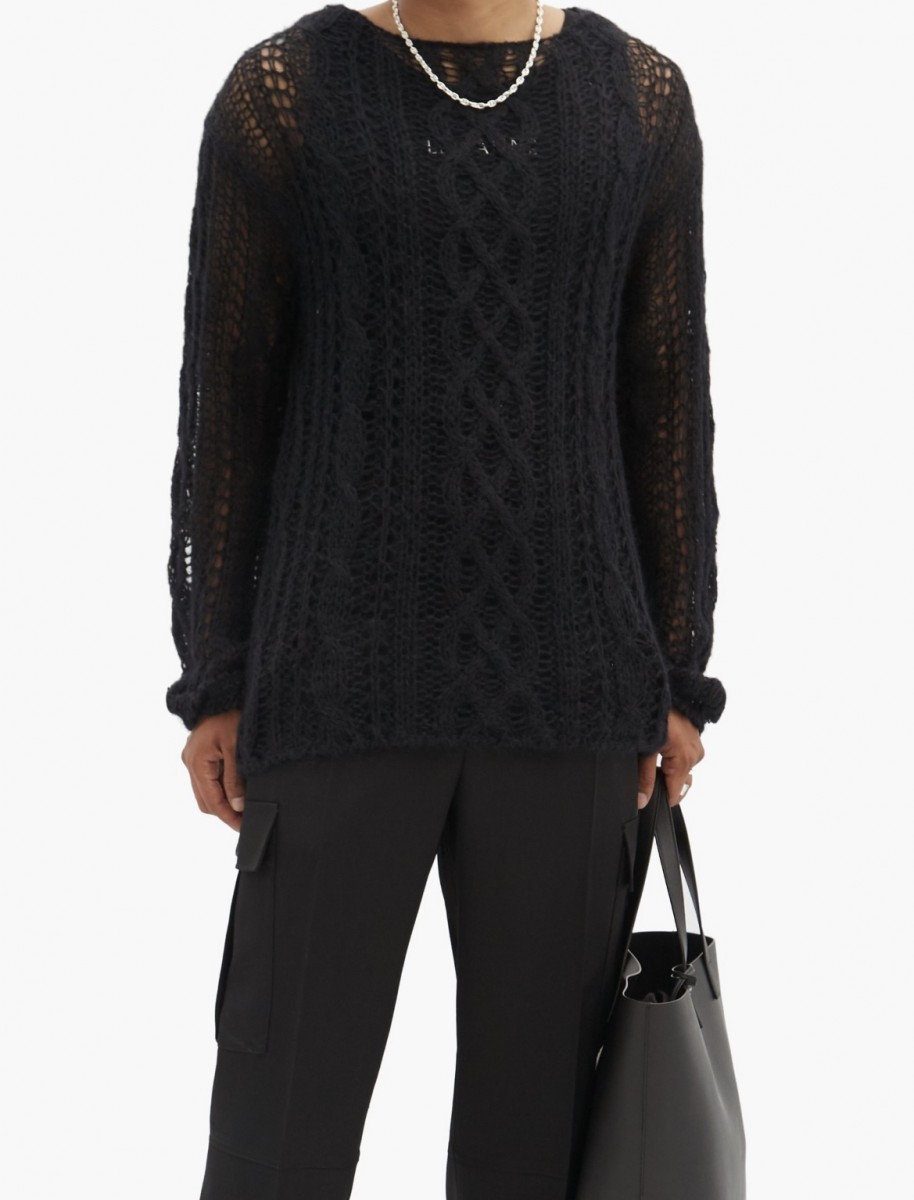 Takahiromiyashita The Soloist. - Open Weave Wool Sweater - 4