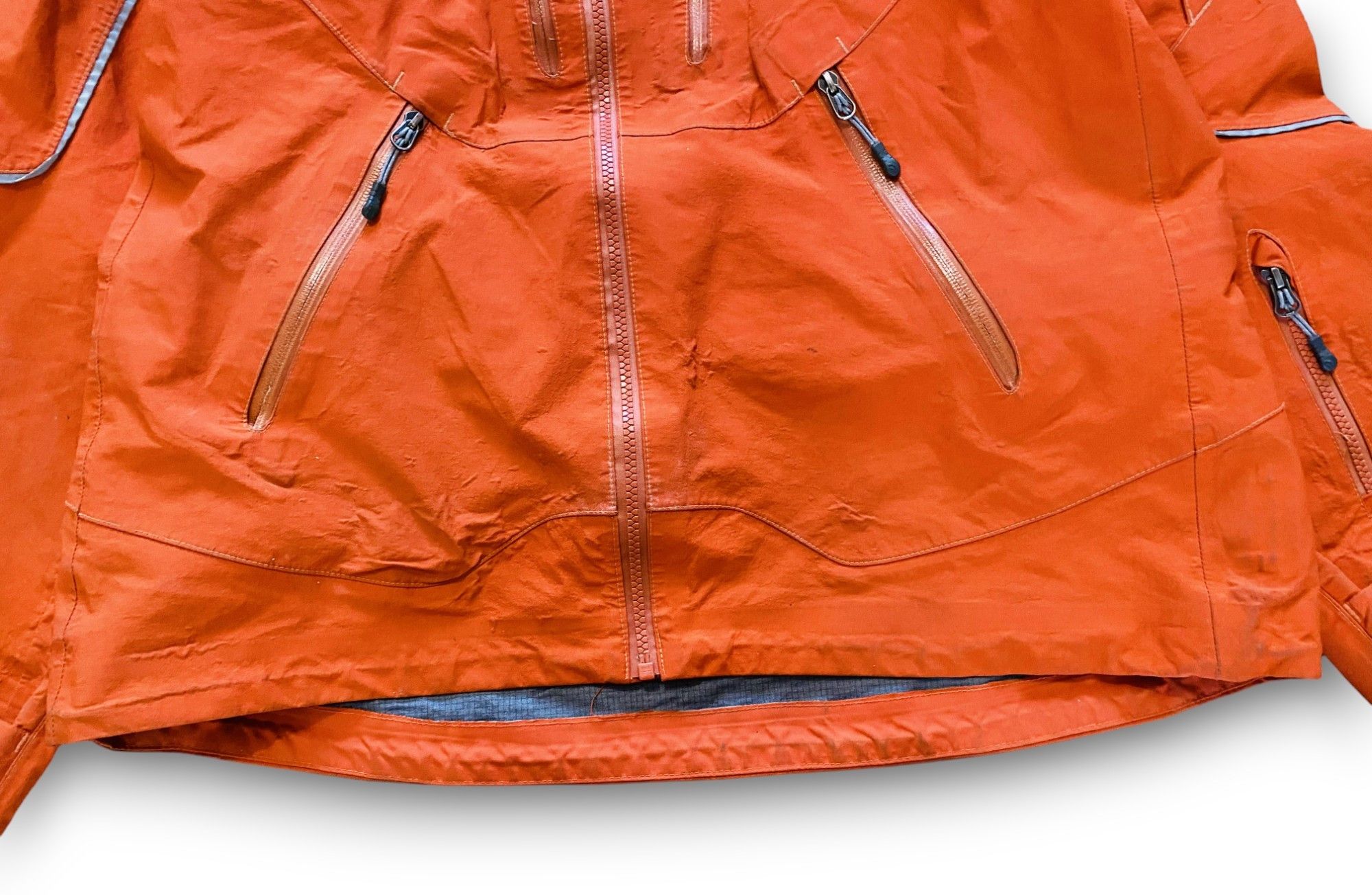 The North Face Goretex Pro Ski Jacket Raincoat Orange - 3