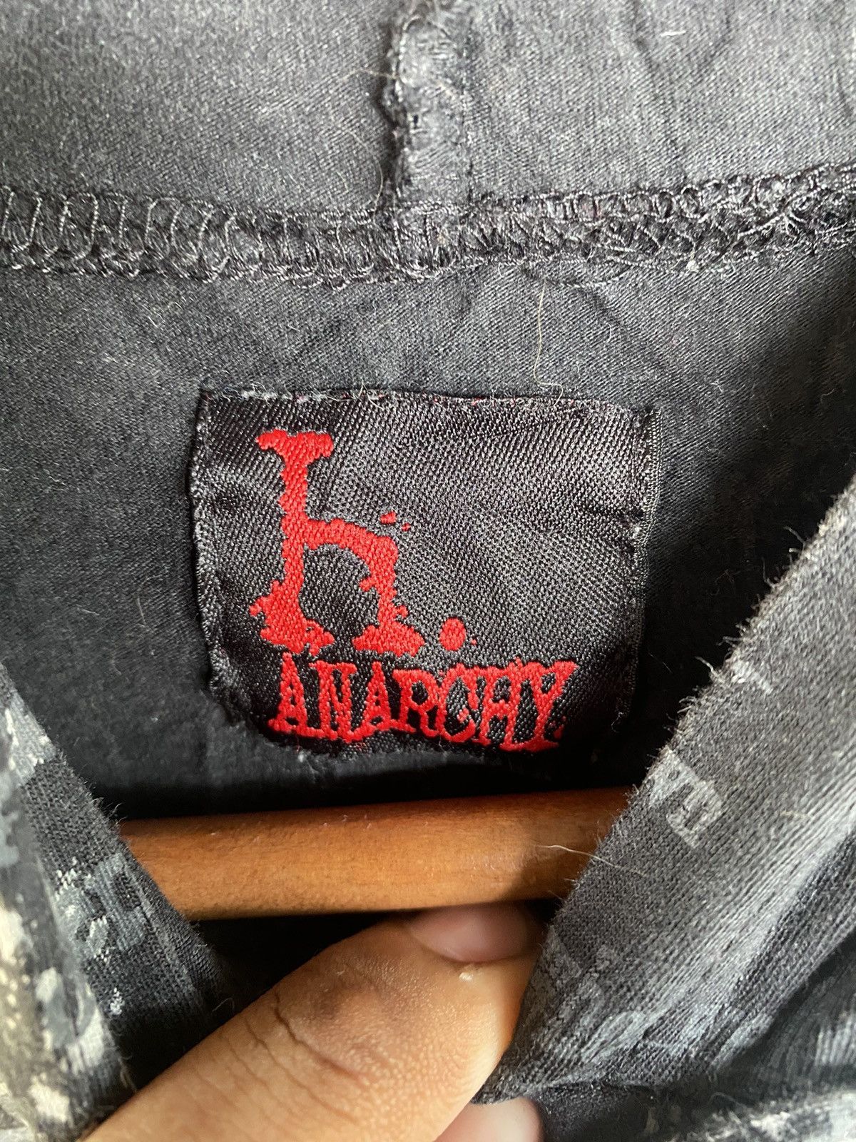 Japanese Brand - H.Anarchy Punk sweatshirts Cropped - 3