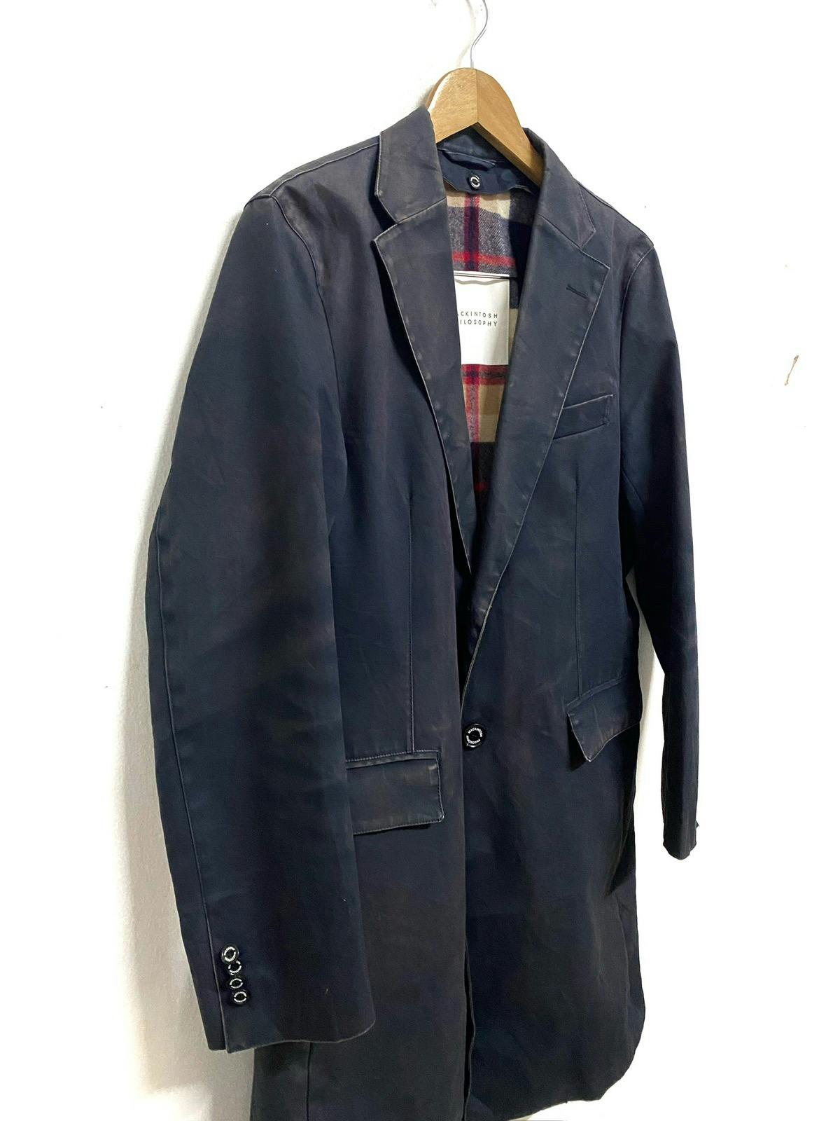 Mackintosh Philosophy Cotton Rubber Waterproof Long Coat - 4