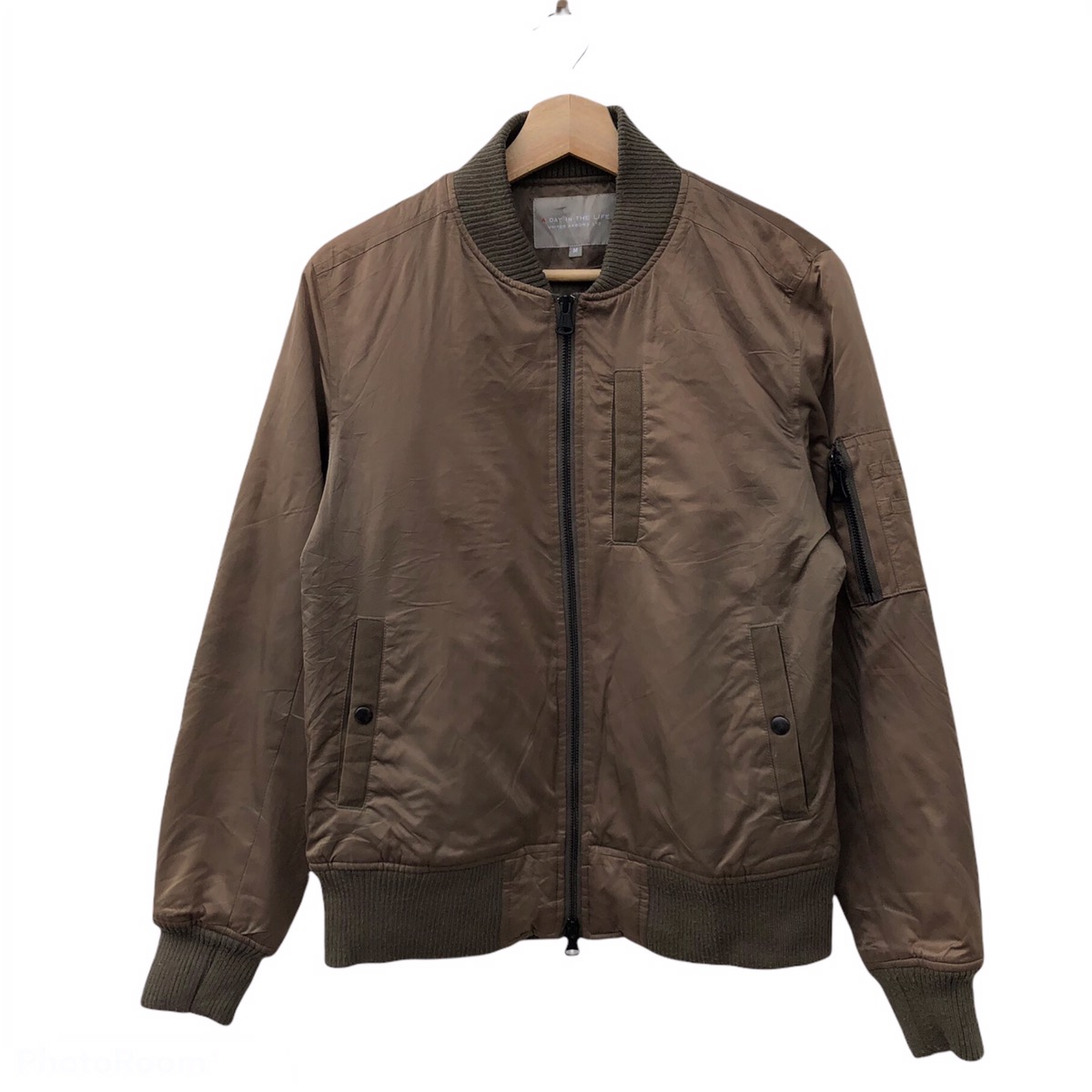 Military - MILITARY DESIGN UNITED ARROW THINSULATE BOMBER JACKET - 1