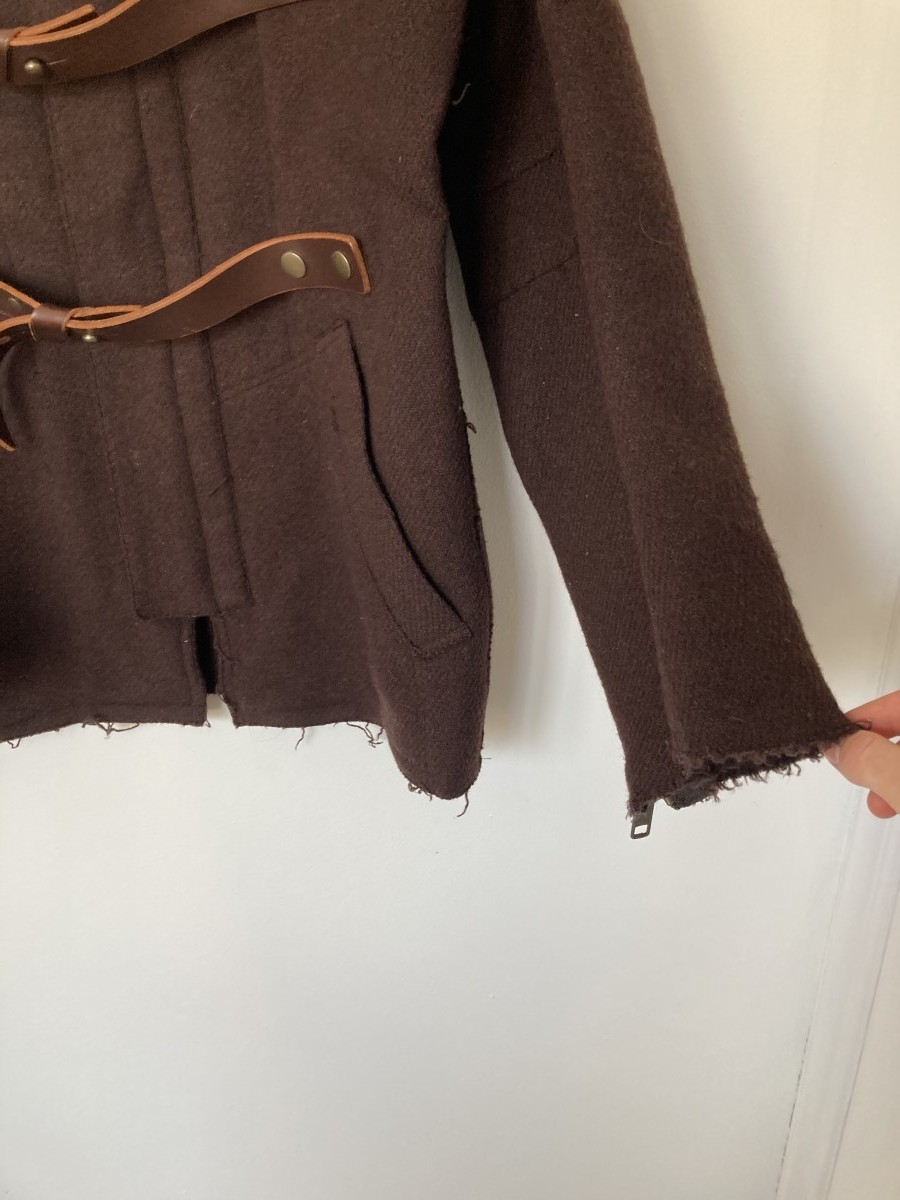 Beauty Beast - Readymade BB distressed bondage wool jacket - 7