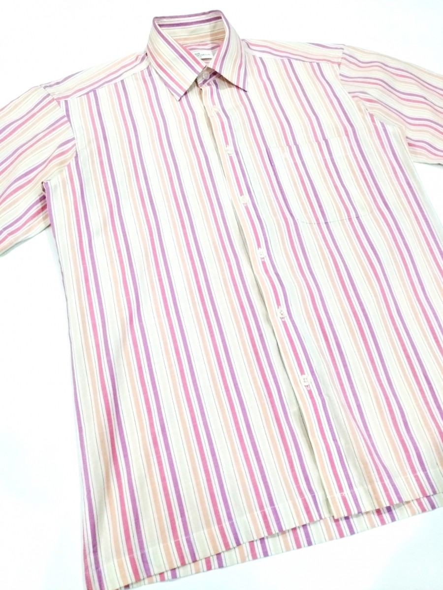 RARE! VTG BALENCIAGA VIBRANT MULTICOLORED CANDY STRIPED - 4