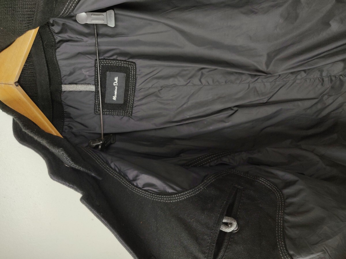 Cashmere & Wool - Wool Button Heavy Jacket Winter Season - 12