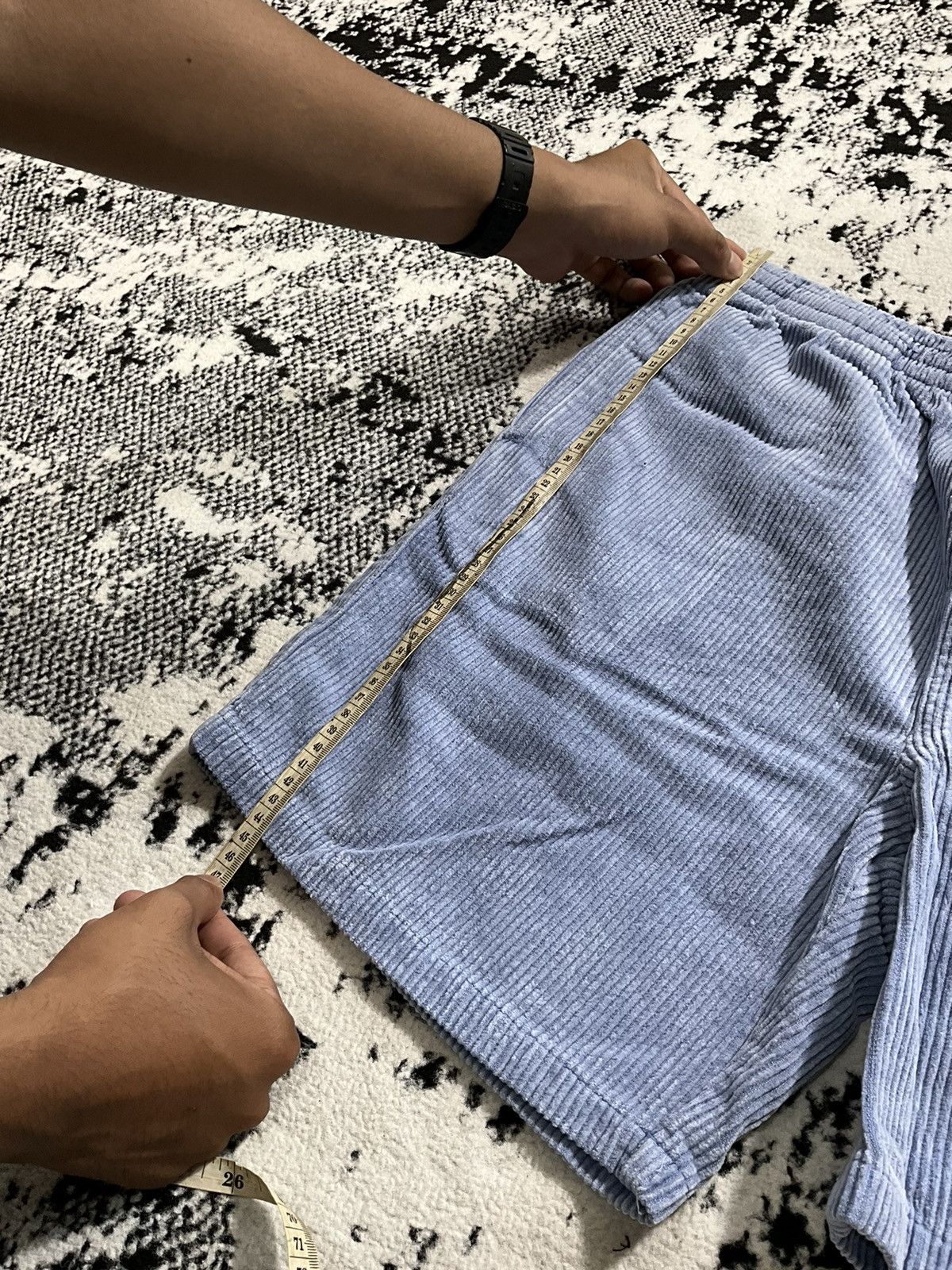 Stussy corduroy 2024 shorts blue