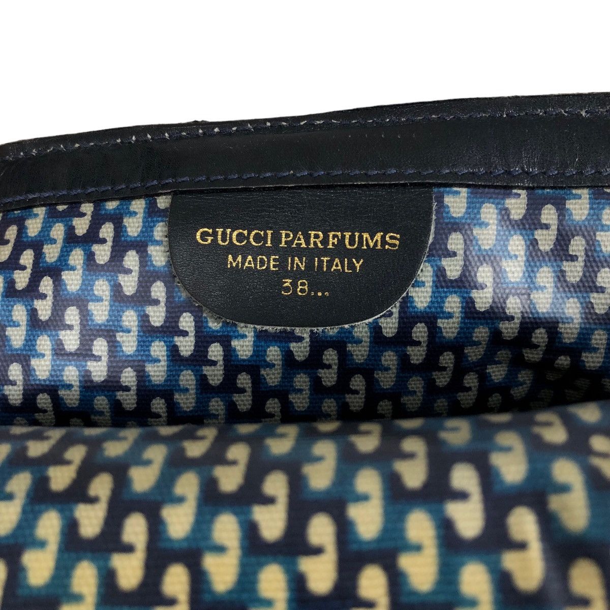 Vintage Gucci Parfums Clutch Bag Made In Italy - 9