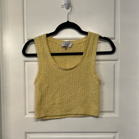 & other stories cropped knit top - 1