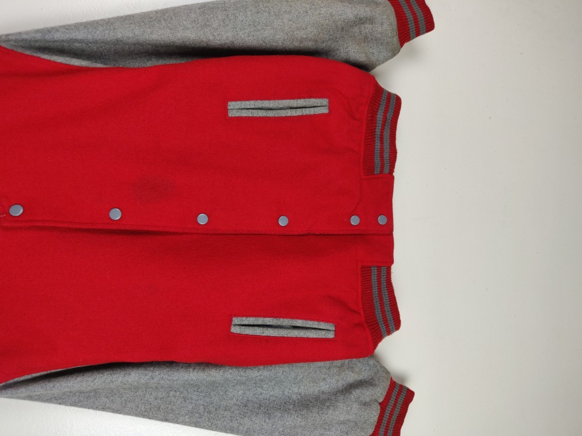 Varsity - Jacket Streetwear Tops Mens Wool Coat - 5