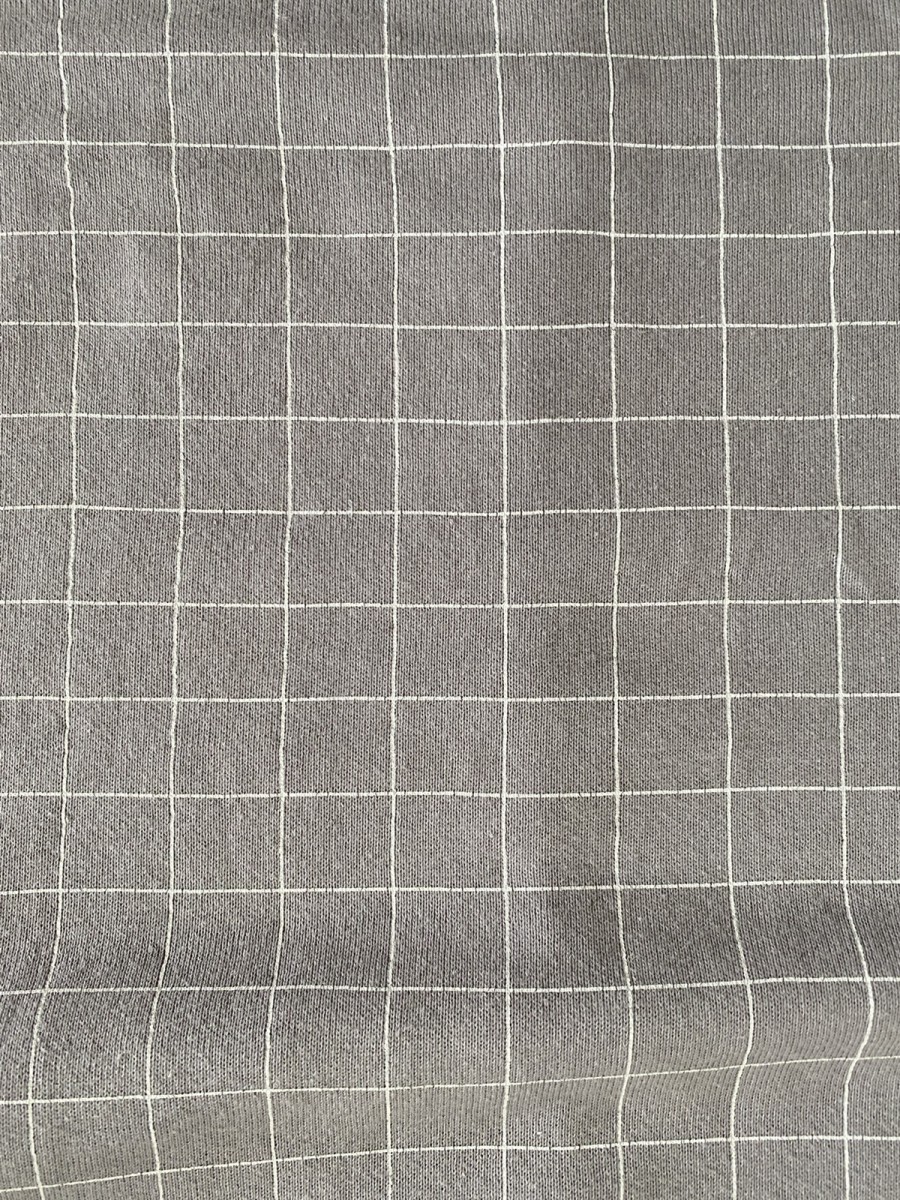 Check Grid 3/4 Sleeve Top - 5