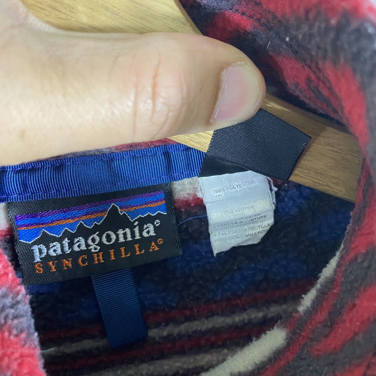 Vintage 90s Patagonia Synchilla Fleece Half Button - 8