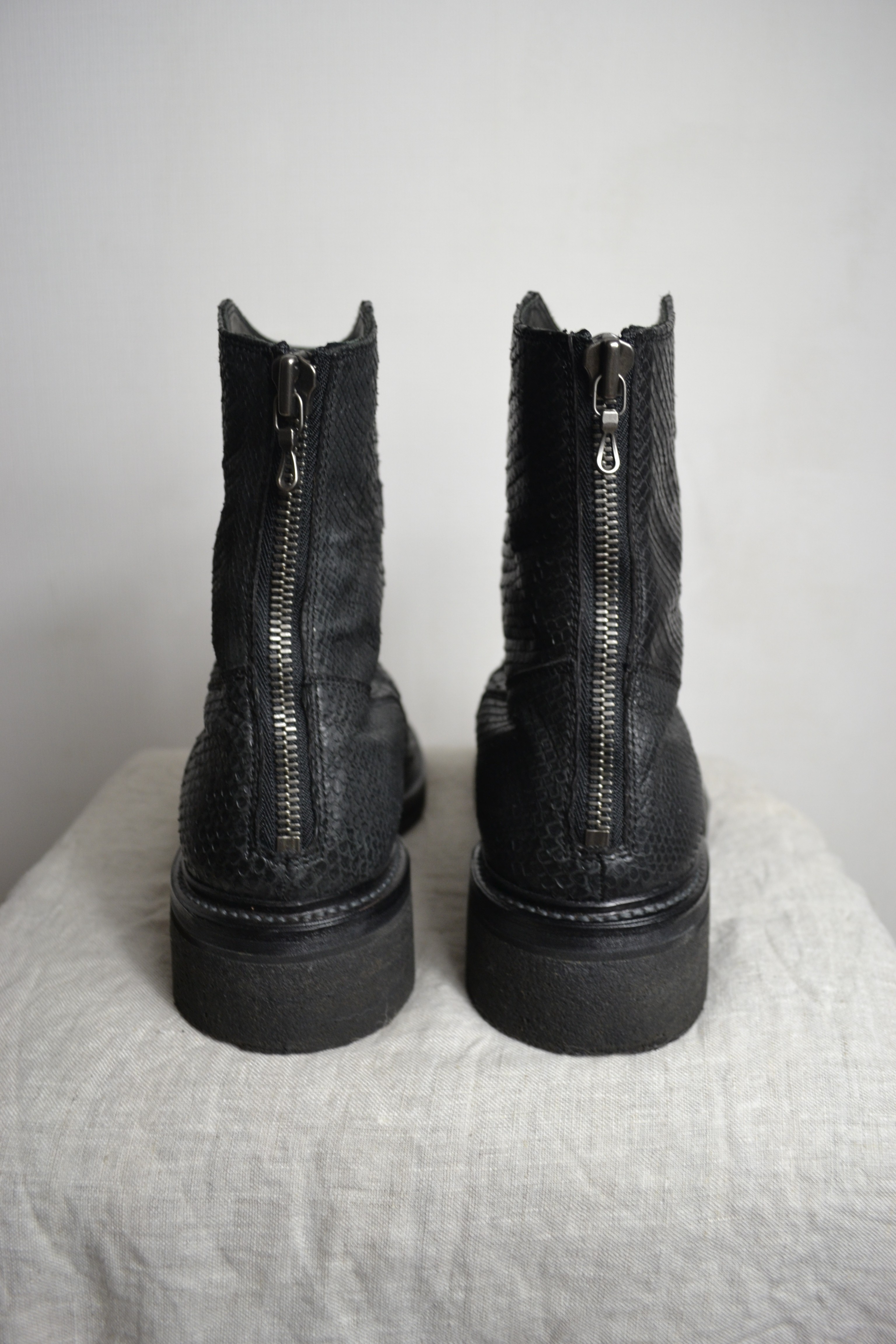 AW15 Sphere Backzip Python Boots - 517FWM7 - 12
