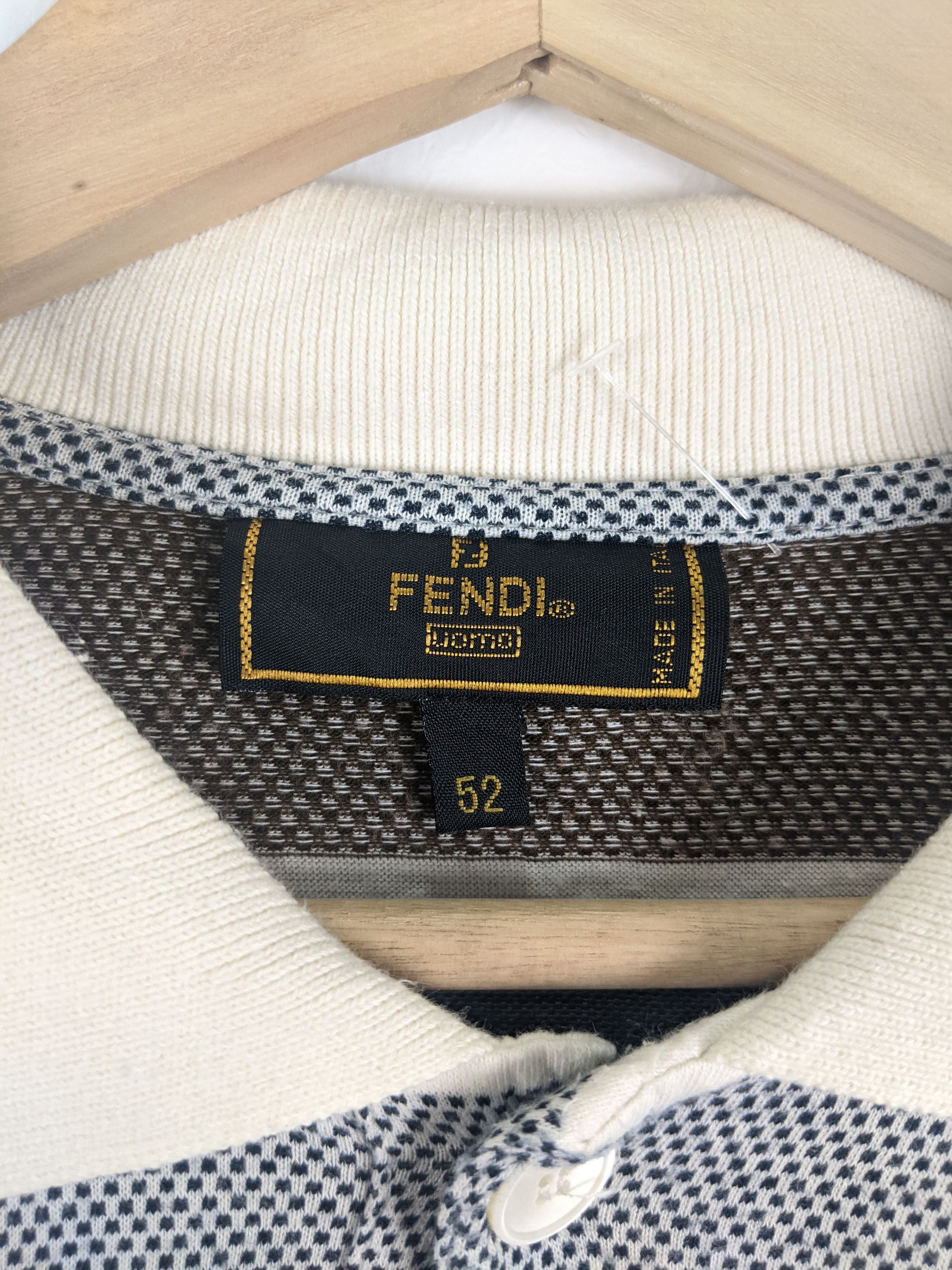 Vintage Fendi Polo Multicolor Stripe shirt - 3