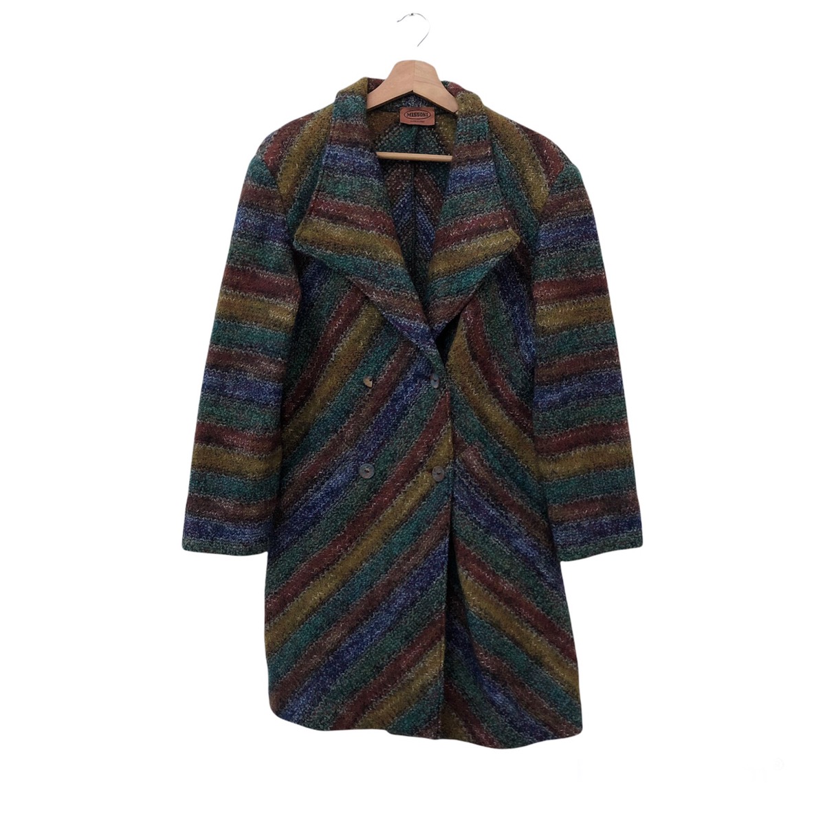 LONG JACKET WOOL MISSONI MADE IN ITALY - 1