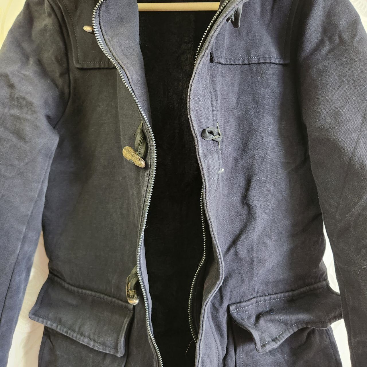Shellac Duffel Coat Jacket Designer Made In Japan - 6