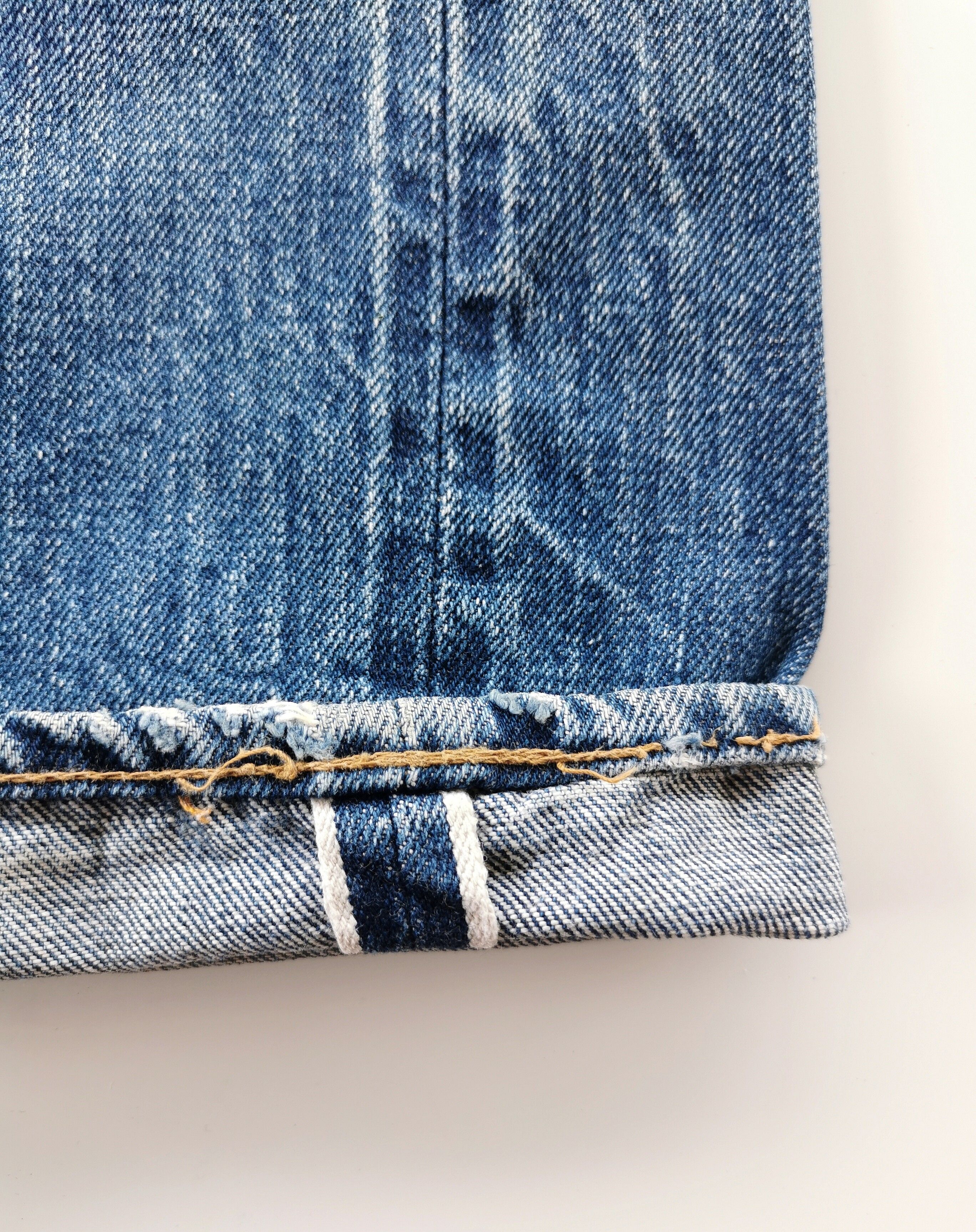 80s Vintage Levis Selvedge Jeans For Kids - 6