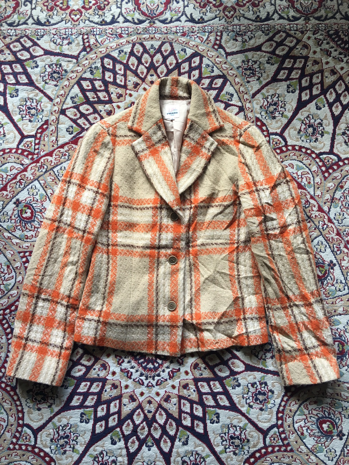Vintage - Japanese Brand FIGARO PARIS Trench Jacket Coat Hoodie - 1
