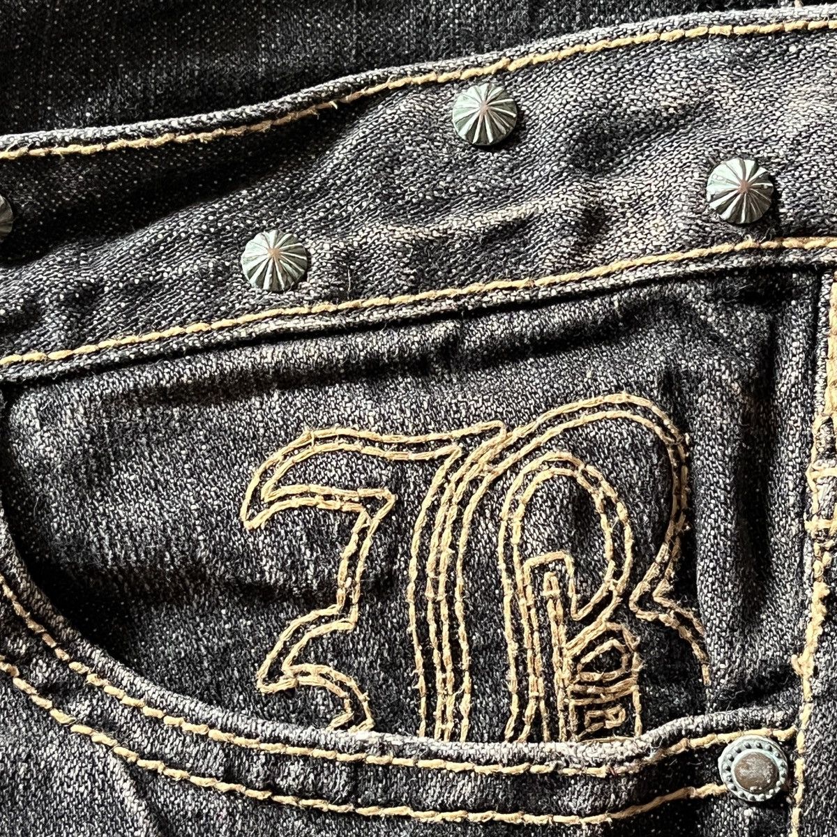Buzz Rickson's - Rare Distressed Undercover Double Waist Buzz Spunky Jeans - 19